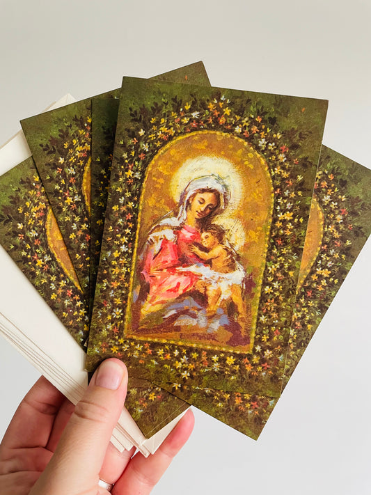 Hallmark Made in Toronto Christmas Greeting Cards with Mary & Jesus - Set of 6 with Envelopes
