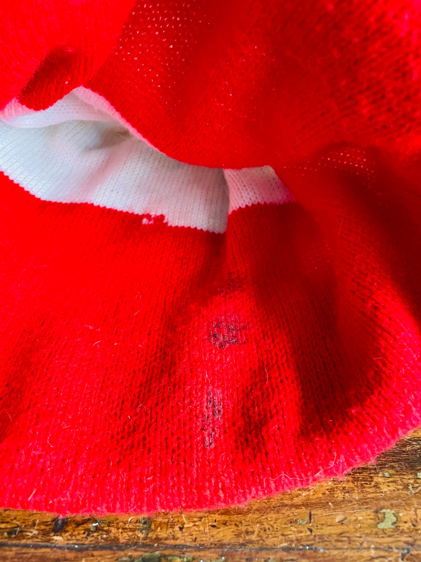 Vintage Esso Oil Gas Winter Toque Hat with Pompom