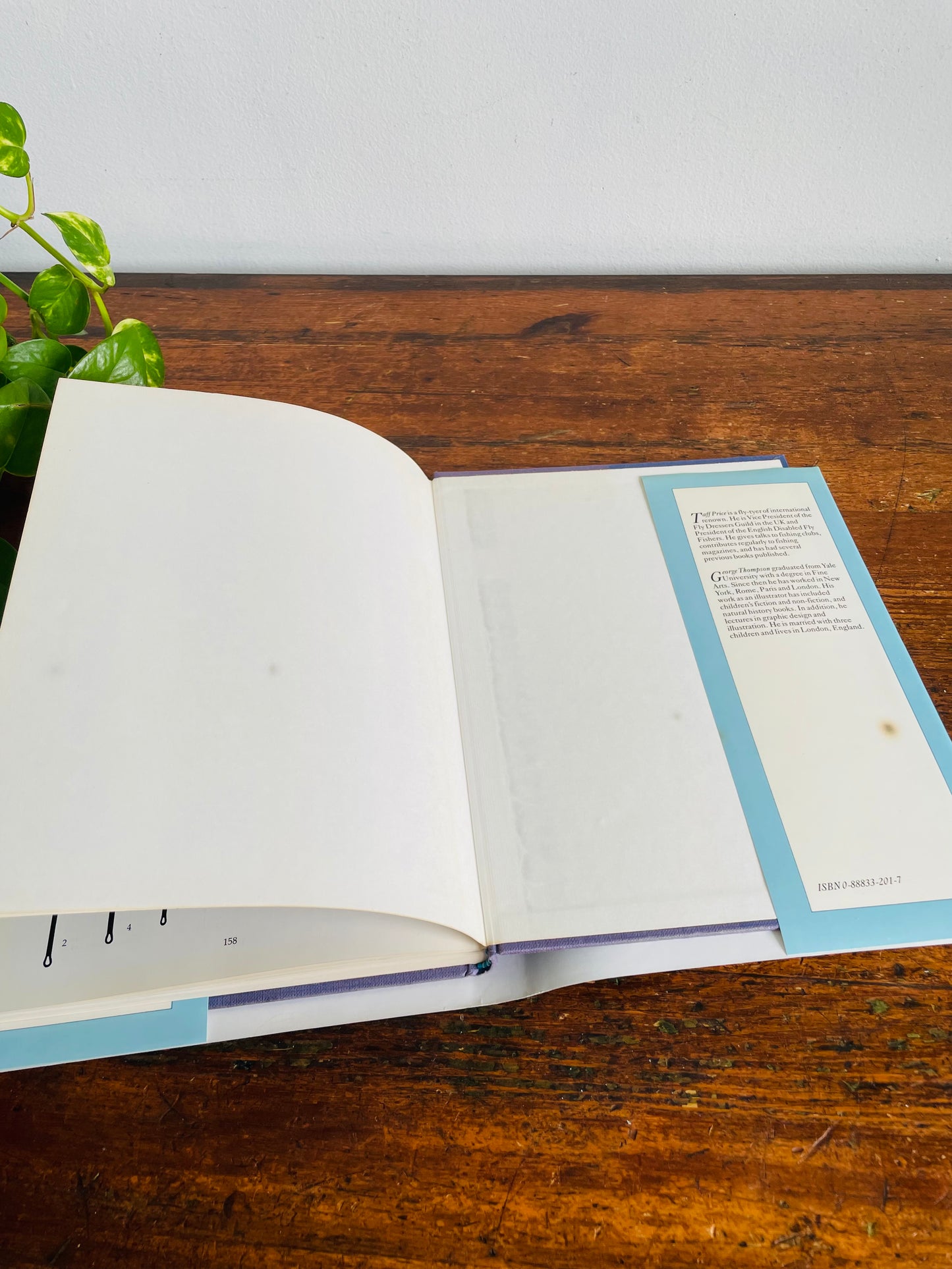 Vintage Fly Patterns: An International Guide Hardcover Book by Taff Price - Illustrations by George Thompson (1986)