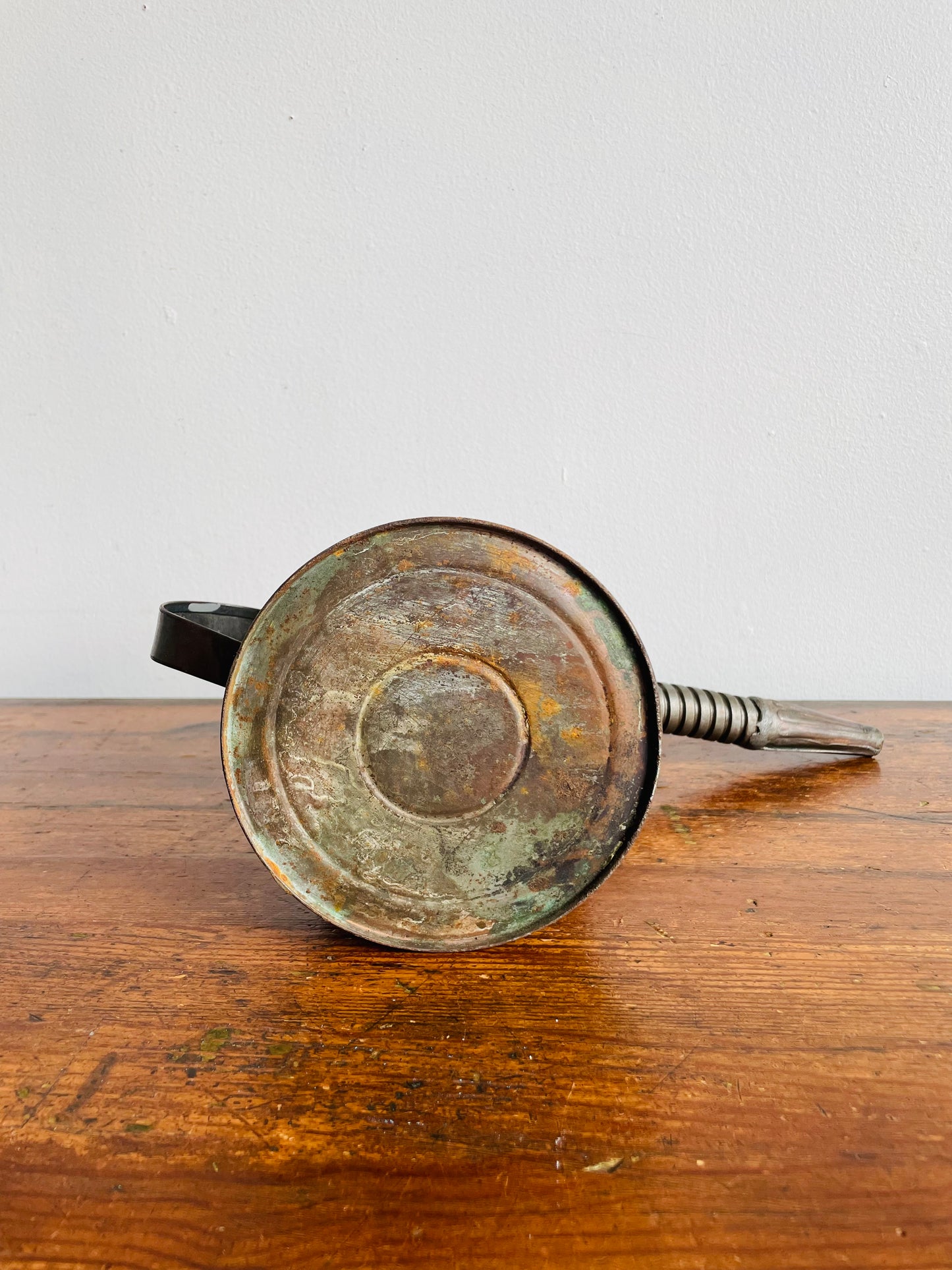 Rustic Farmhouse Quart General Steel Wares Limited Oil Can with Bendable Spout & Handle - Great for Flowers!