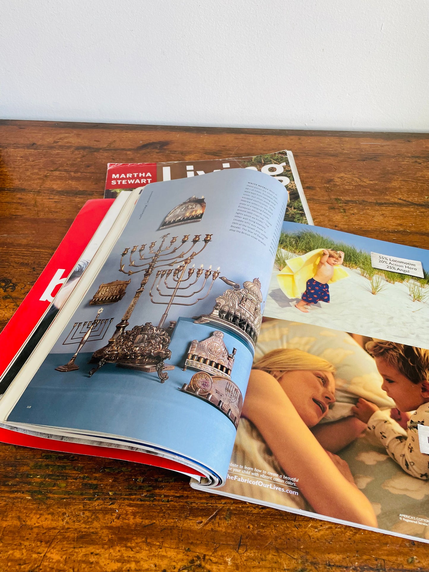 Vintage Collection of Martha Stewart Living Christmas Magazines - December 1998 & 2002  - Set of 2