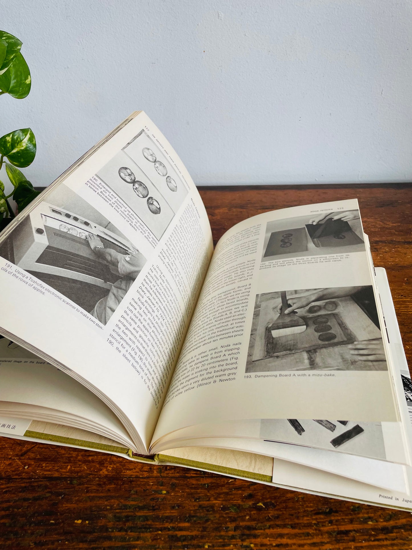 Vintage Evolving Techniques in Japanese Woodblock Prints Clothbound Hardcover Book by Gaston Petit & Amadio Arboleda - First Edition (1977)