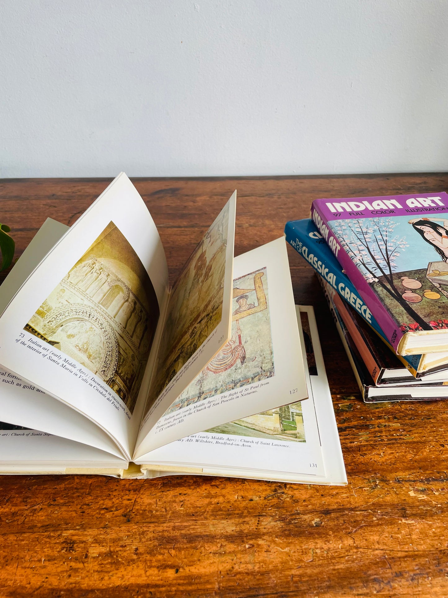 Vintage Collection of Hardcover Art Books Edited by Francesco Abbate - Set of 6 - American, Roman, Egyptian, Classical Greek, Christian & Indian Art (1972)