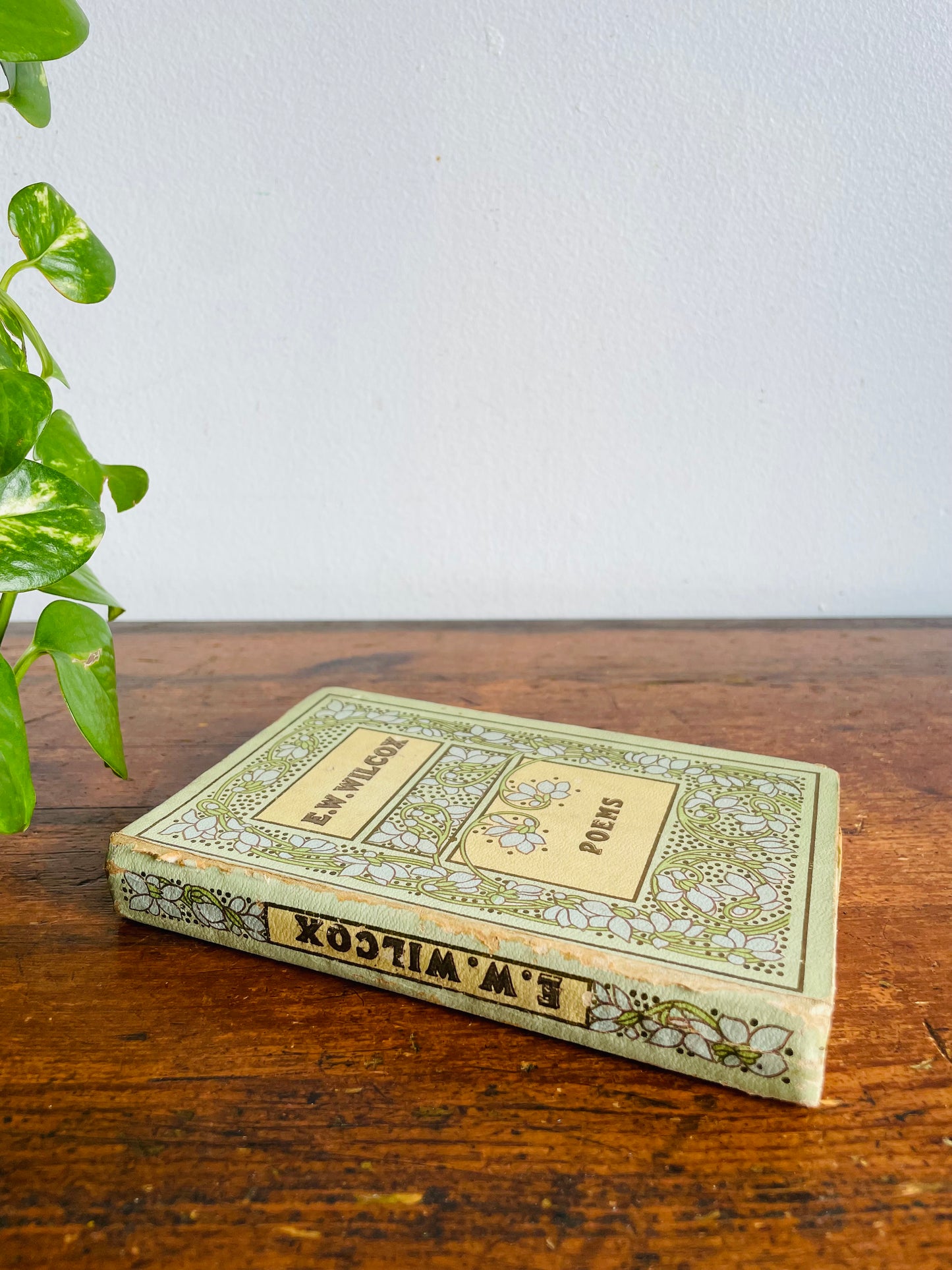 Antique E.W. Wilcox Poetry Hardcover Pocket Book  - Maurine And Other Poems - Collins' Clear-Type Press