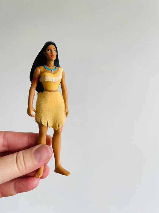 1990s Disney Pocahontas Action Figure Doll Set - Includes Pocahontas, Captain John Smith & Row Boat