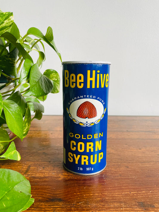 Bee Hive Golden Corn Syrup 2 lb Tin Container