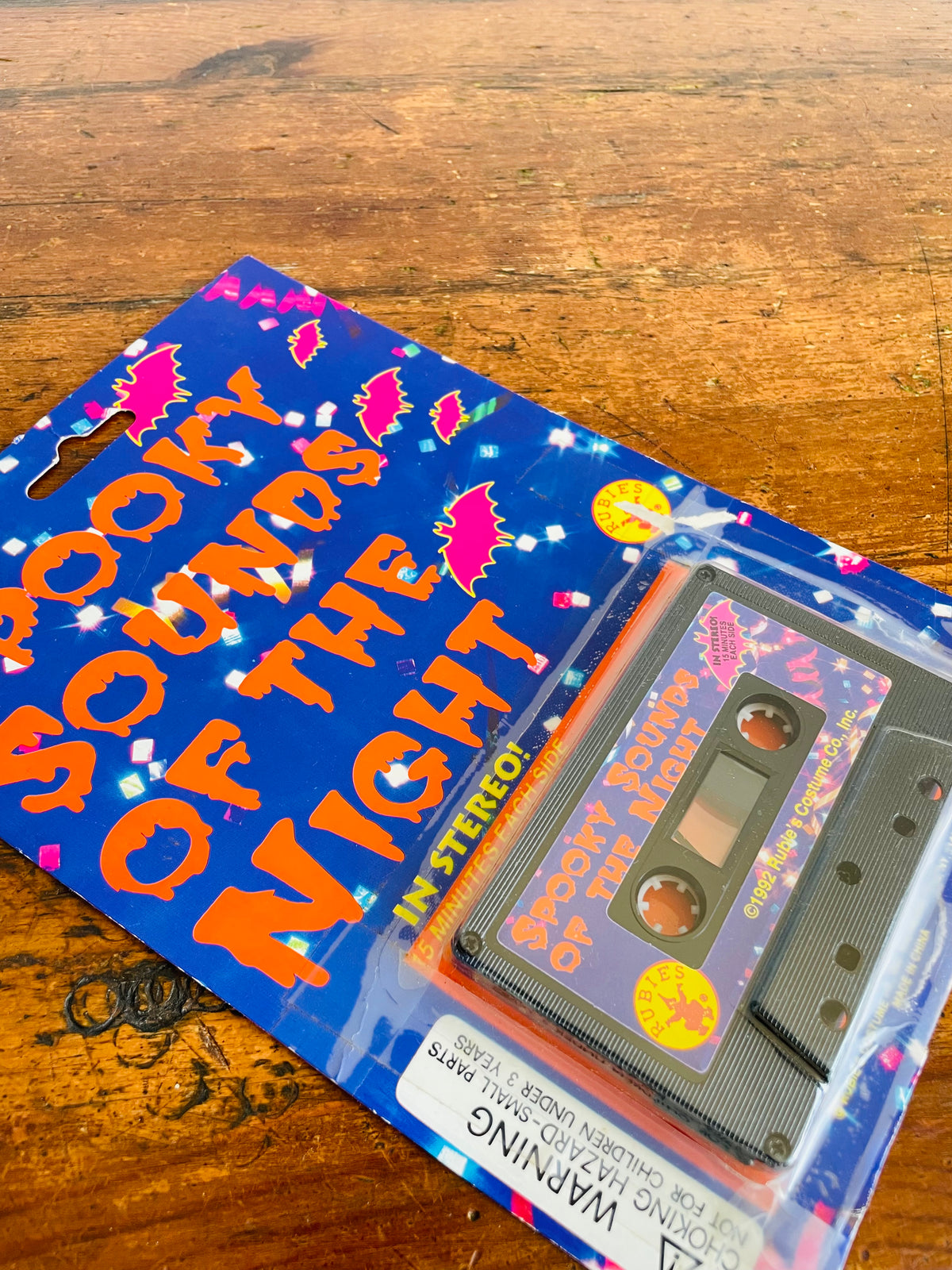Vintage 1992 Rubie's Costume Co. Inc. Spooky Sounds of the Night Halloween Music Cassette Tape - 15 Minutes Each Side