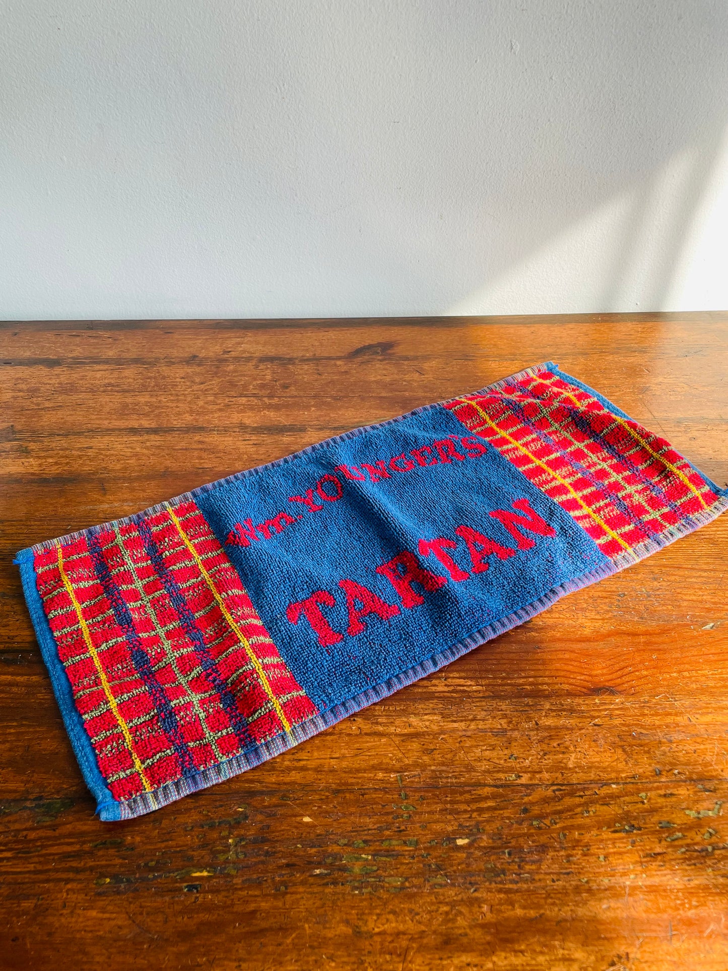 Wm. Younger's Tartan Ale Hand Towel - Edinburgh, Scotland Brewery