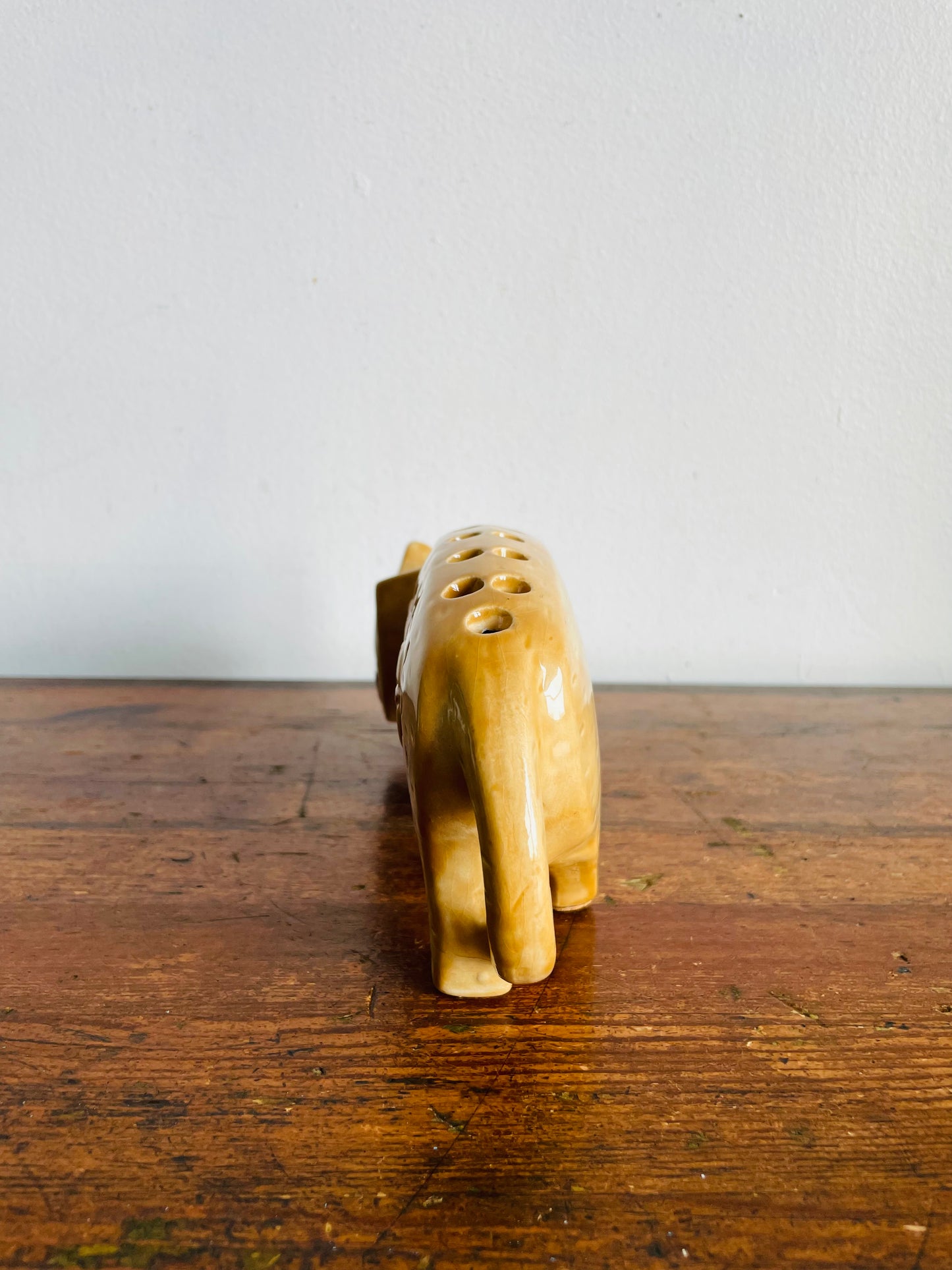 Vintage 1960s Super Fun Ceramic Cat Holder - Lisa Larson Style - Holds Pencils, Paintbrushes, Bud Vase, Etc.