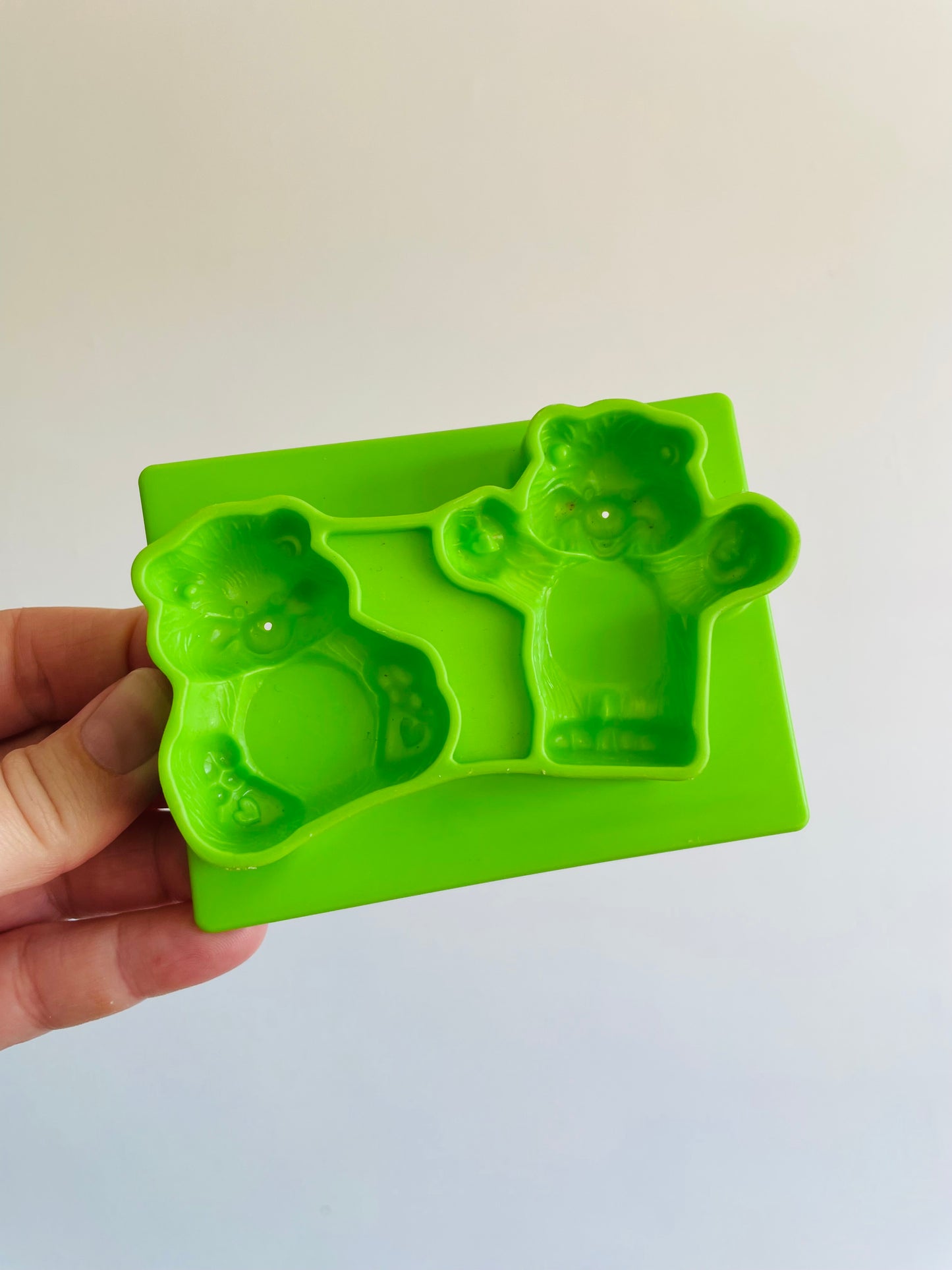 1983 American Greetings Corp Care Bears Play-Doh Molds - Set of 4 Pieces - Cloud Car & Molds for Bears and Symbols