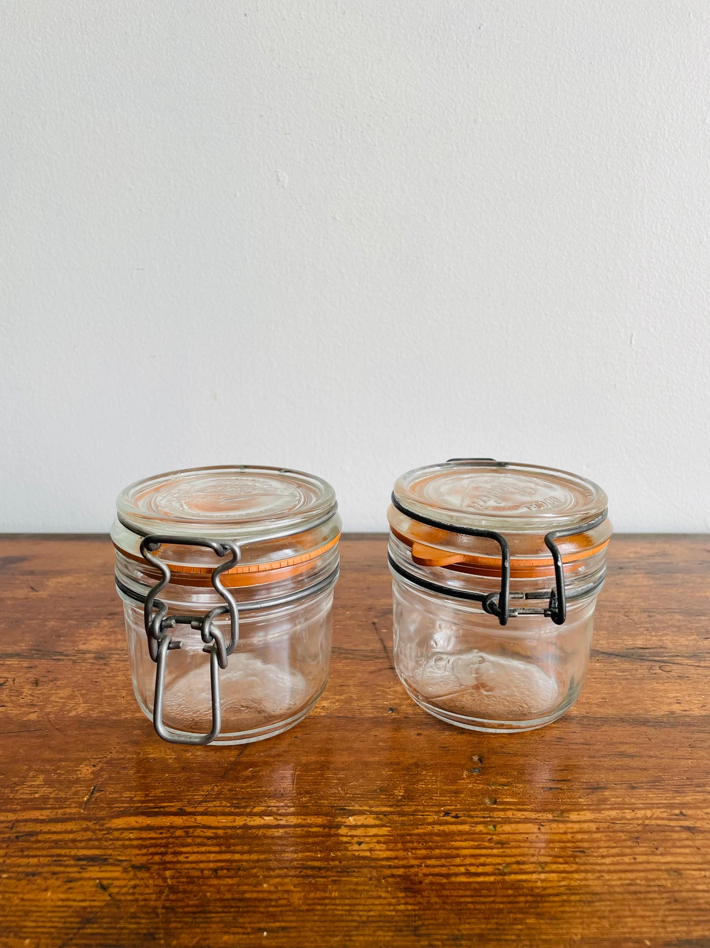 Le Parfait Super Glass Jar with Hinged Locking Lid that Seals - 200 ml - Made in France - Set of 2 Jars