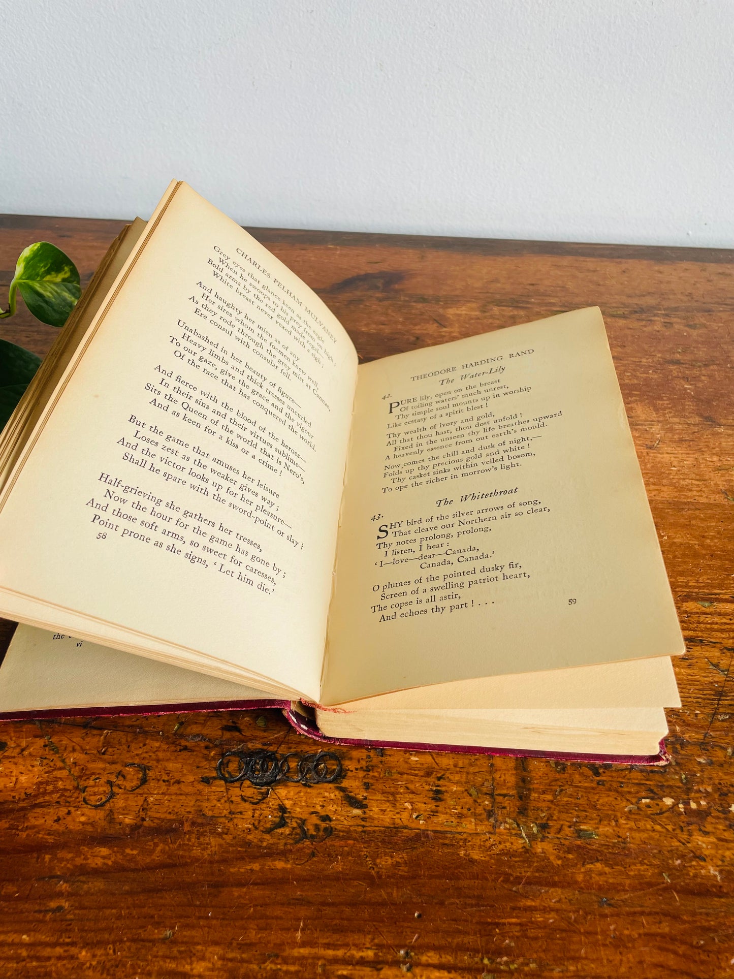 Vintage The Oxford Book of Canadian Verse Chosen by Wilfred Campbell Hardcover Book (1913?)