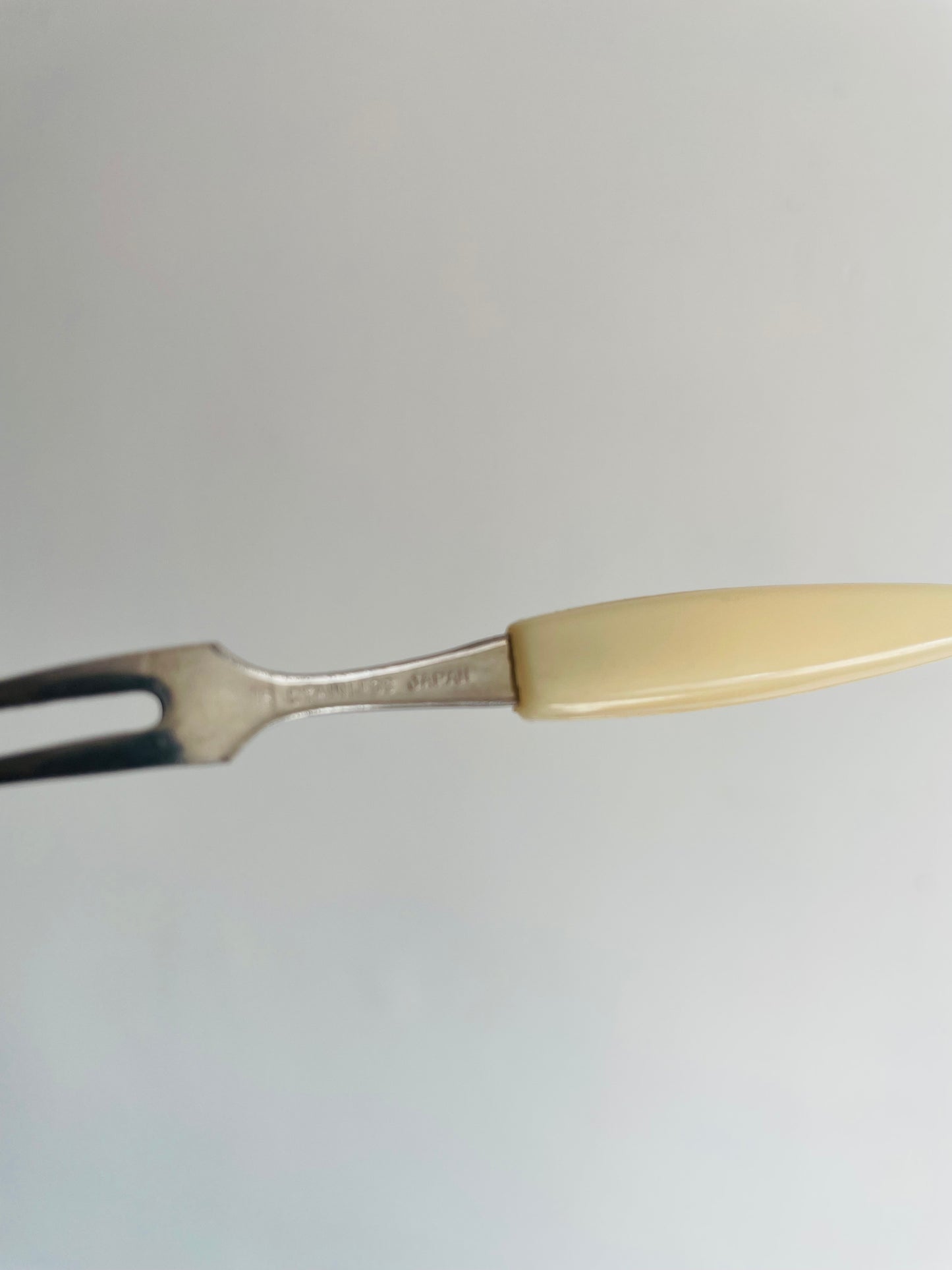 Vintage 1960s Fun Collection of Mini Appetizer Hors d'oeuvres Cocktail Forks & Spoons in Pastel & Neon Colours - Set of 24 Pieces - Stainless Japan