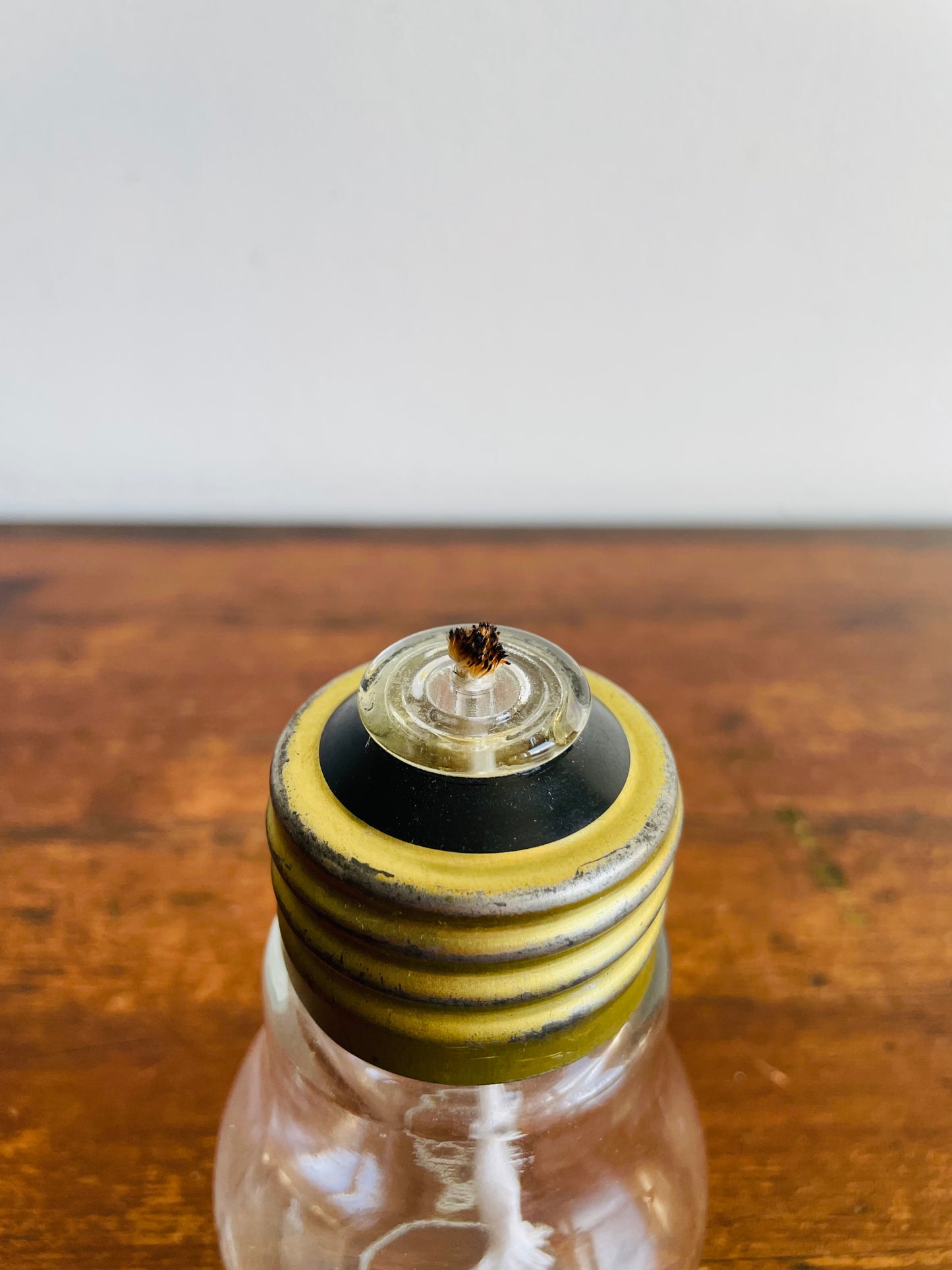 Lanz Jngold AG Glass Light Bulb Shaped Oil Lamp - Originally Found in Stockholm, Sweden