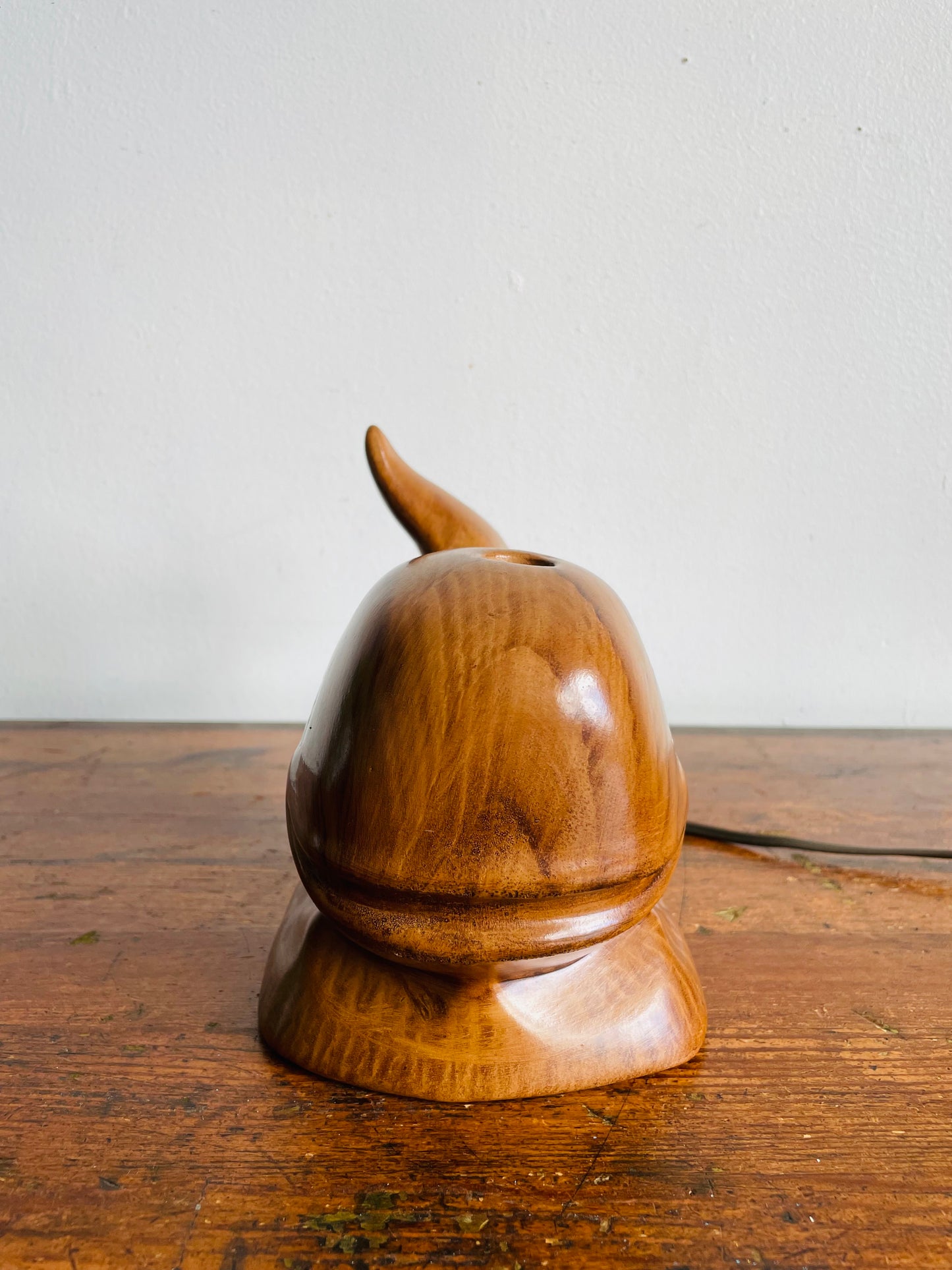 Vintage Ceramic Happy Smiling Whale Nightlight Lamp - You'll Have a Whale of a Time With This One!