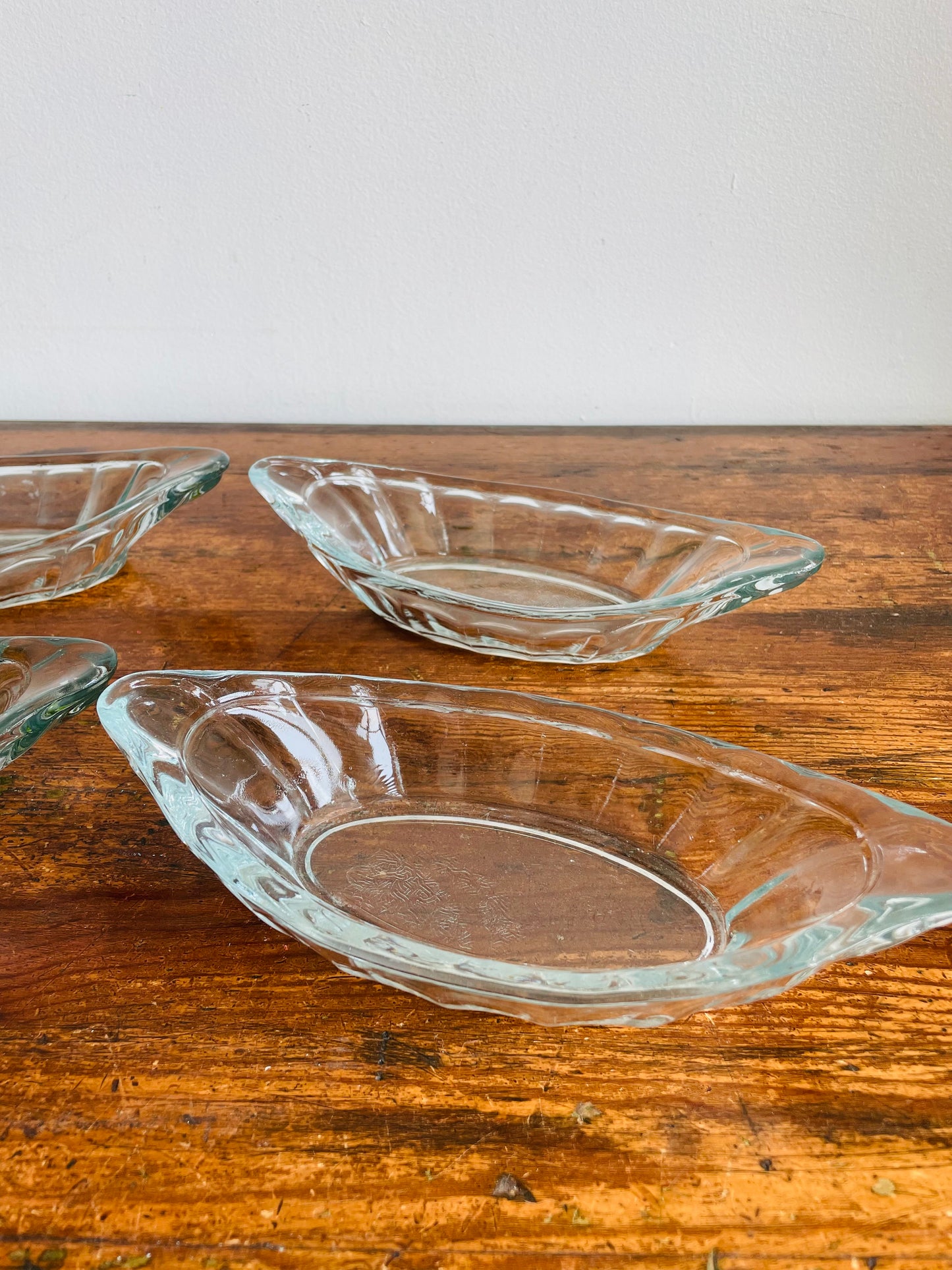 Ice Cream Sundae Boat Dishes for Banana Splits or Other Desserts - Set of 4