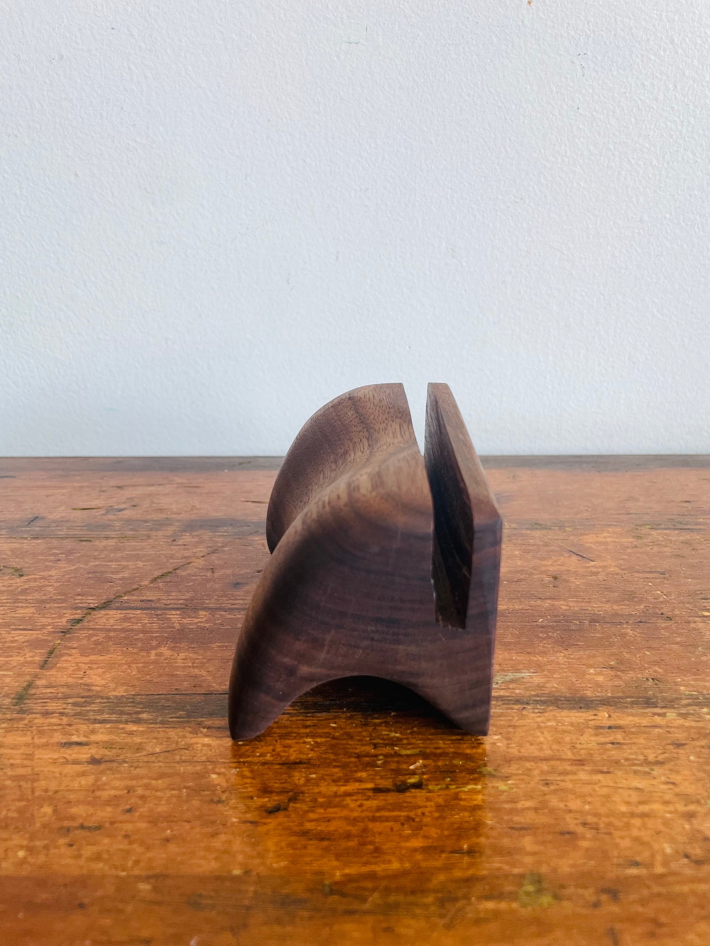 Vintage Handmade Modernist Style Wood Easel Holder - Perfect for Displaying Art, Photos, Cards, Sign, Etc.