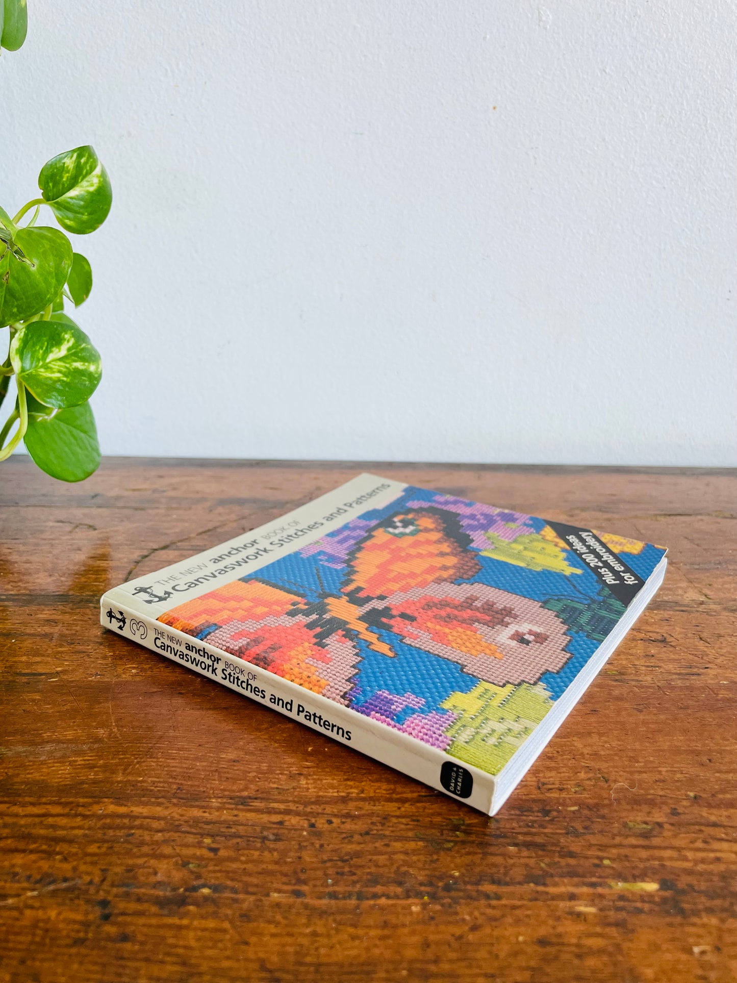 Vintage The New Anchor Book of Canvaswork Stitches and Patterns Softcover Book by Eve Harlow (1991)