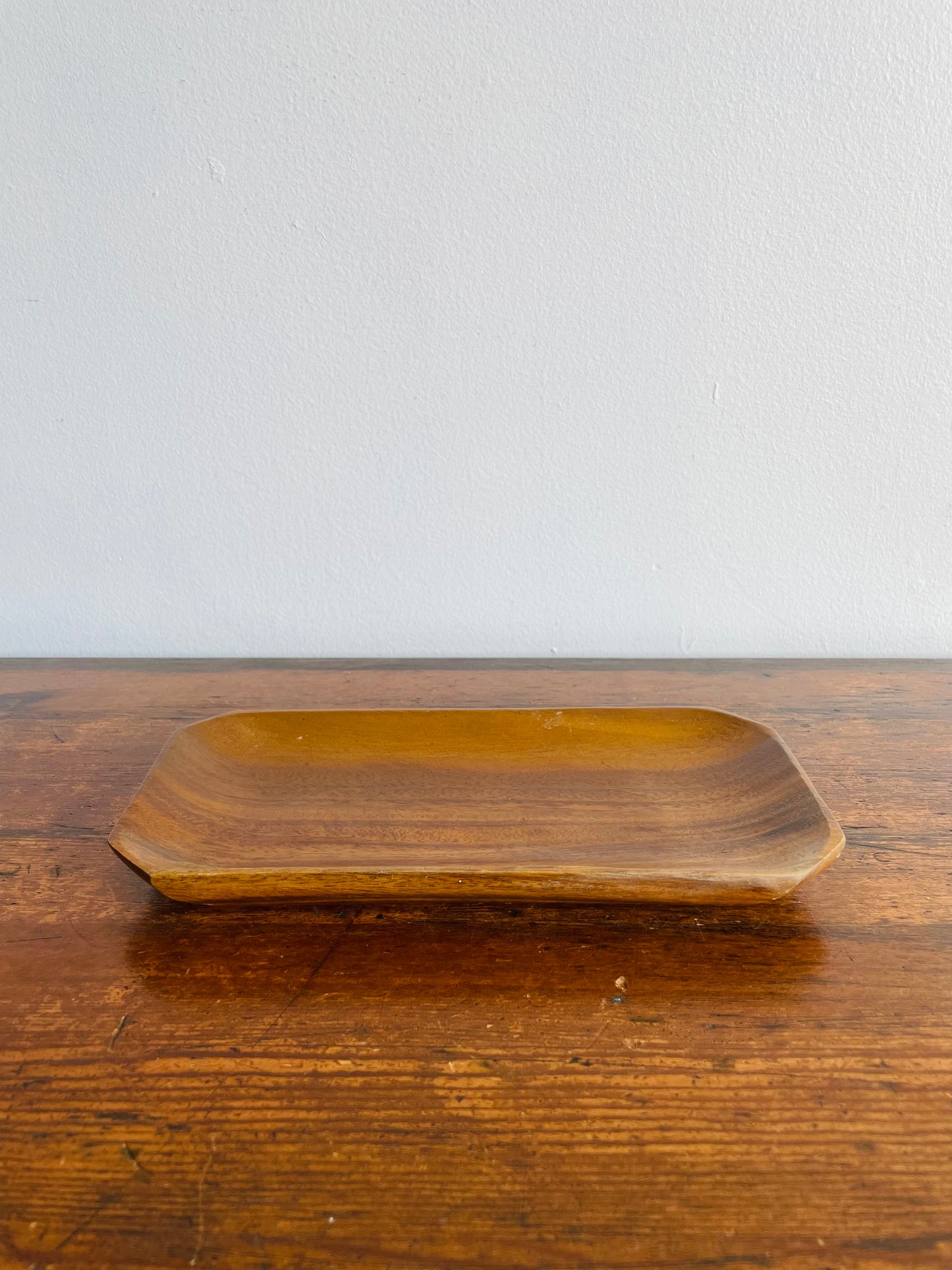 Mini Wooden Trinket Tray Dish - Made in the Philippines - Great for Business Cards, Jewellery, Etc.!