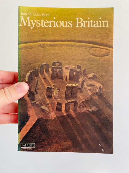 Mysterious Britain by Janet & Colin Bord Paperback Book with Illustrations & Photos (1975)