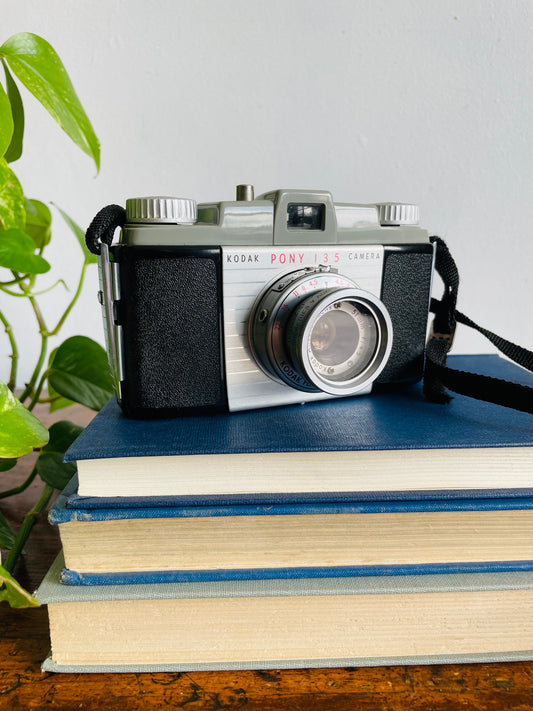 Vintage Kodak Pony 35 Camera - Anaston Lens 51mm f/4.5 - Kodak Flash 200 Shutter
