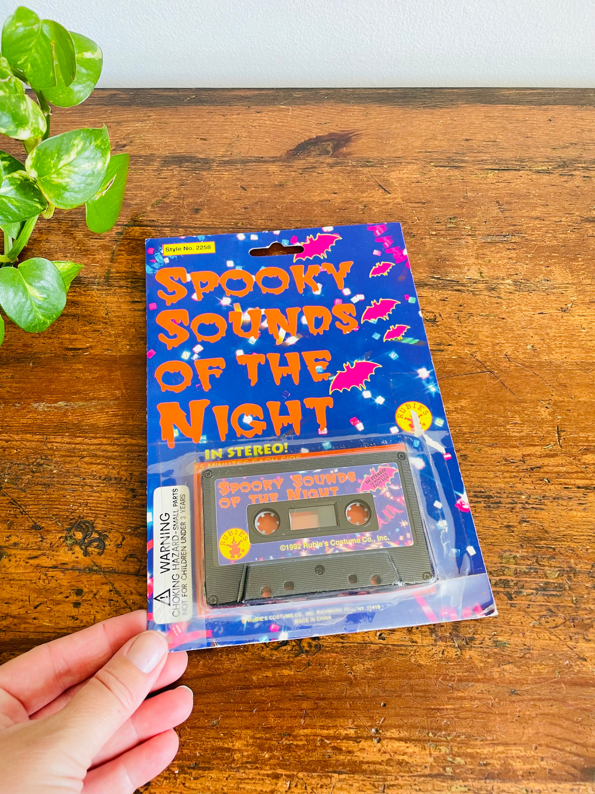 Vintage 1992 Rubie's Costume Co. Inc. Spooky Sounds of the Night Halloween Music Cassette Tape - 15 Minutes Each Side