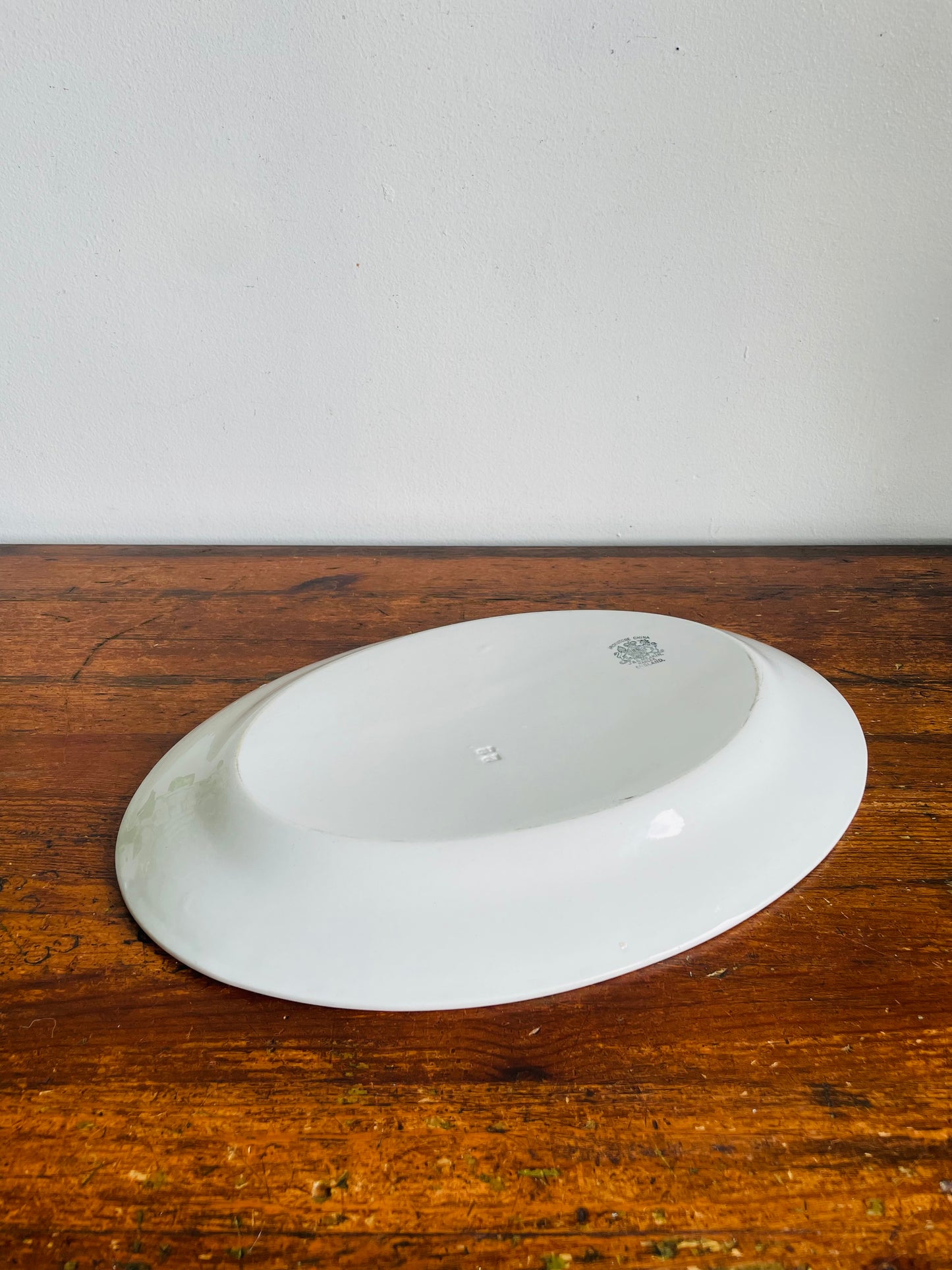 Antique J & G Meakin Ironstone China Oval 14.5" Platter Plate - Hanley England (Stamped Between 1890-1907)