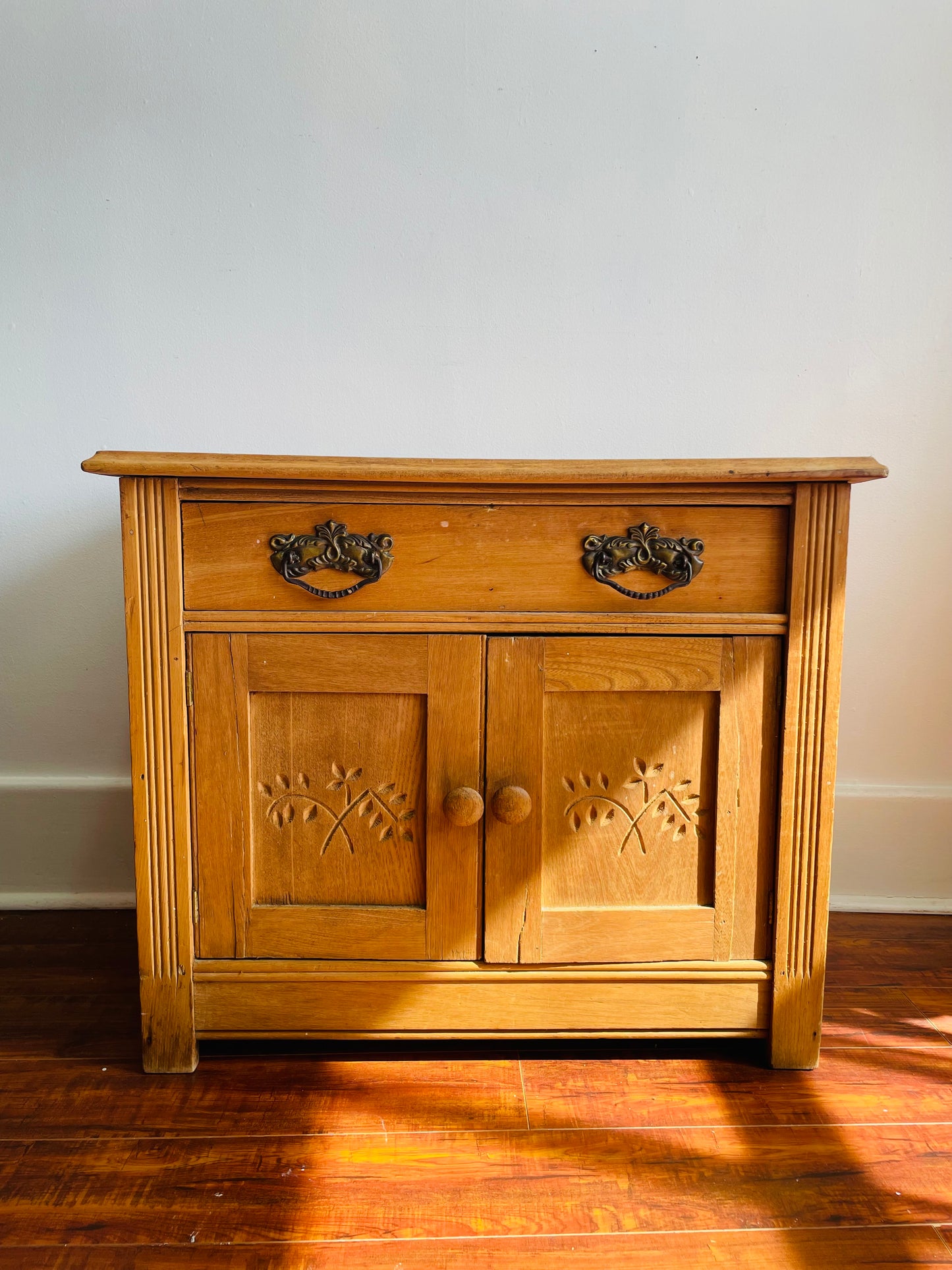 Antique 1800s Pine Wood Cabinet - Gilchrist Green & Co. Union Furniture Factory Wingham, Ontario - PICK-UP ONLY