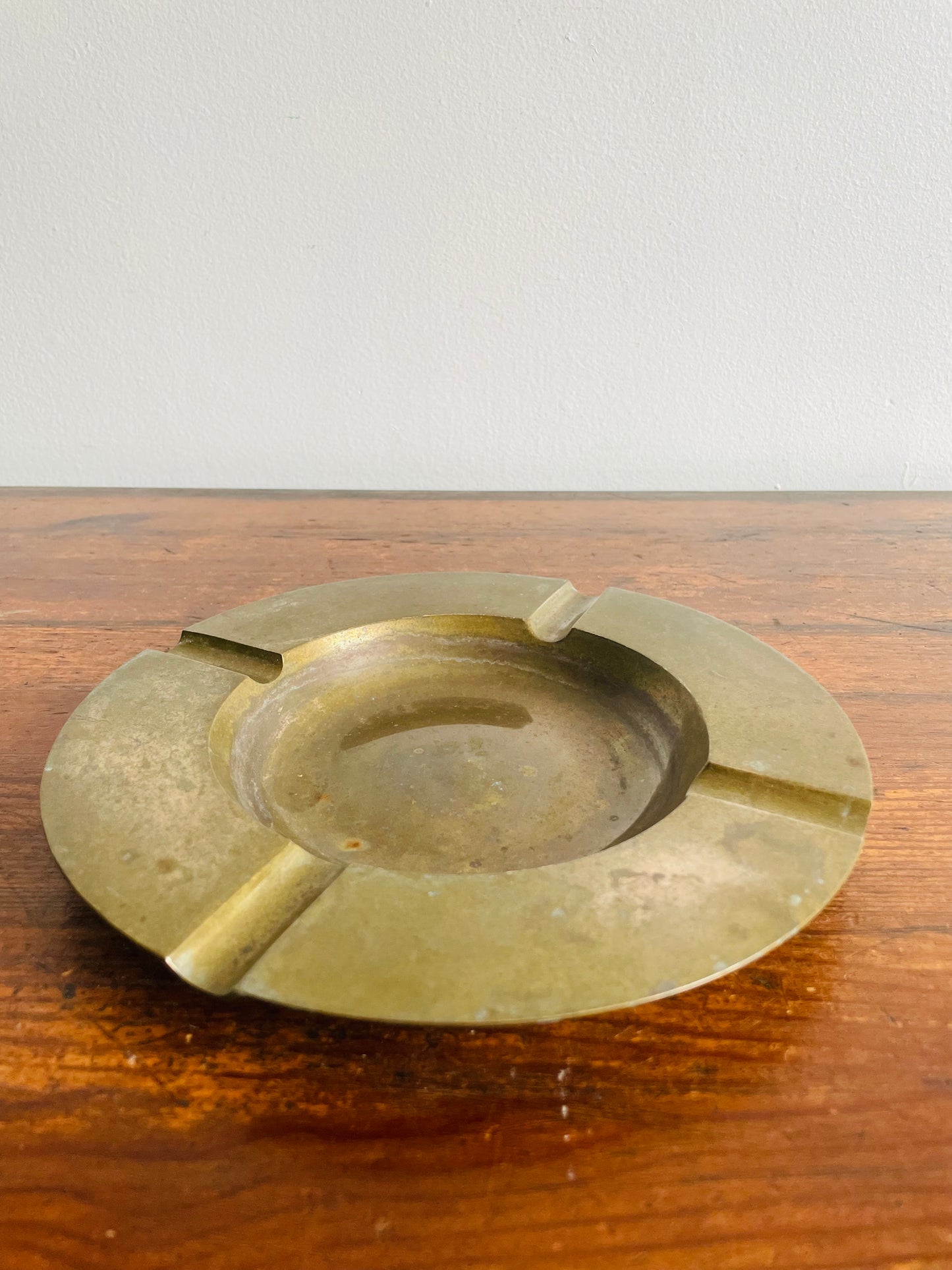 Large Solid Brass Ashtray Catchall Dish # 1 - Also Great for Incense, Sage, Palo Santo, Etc.!