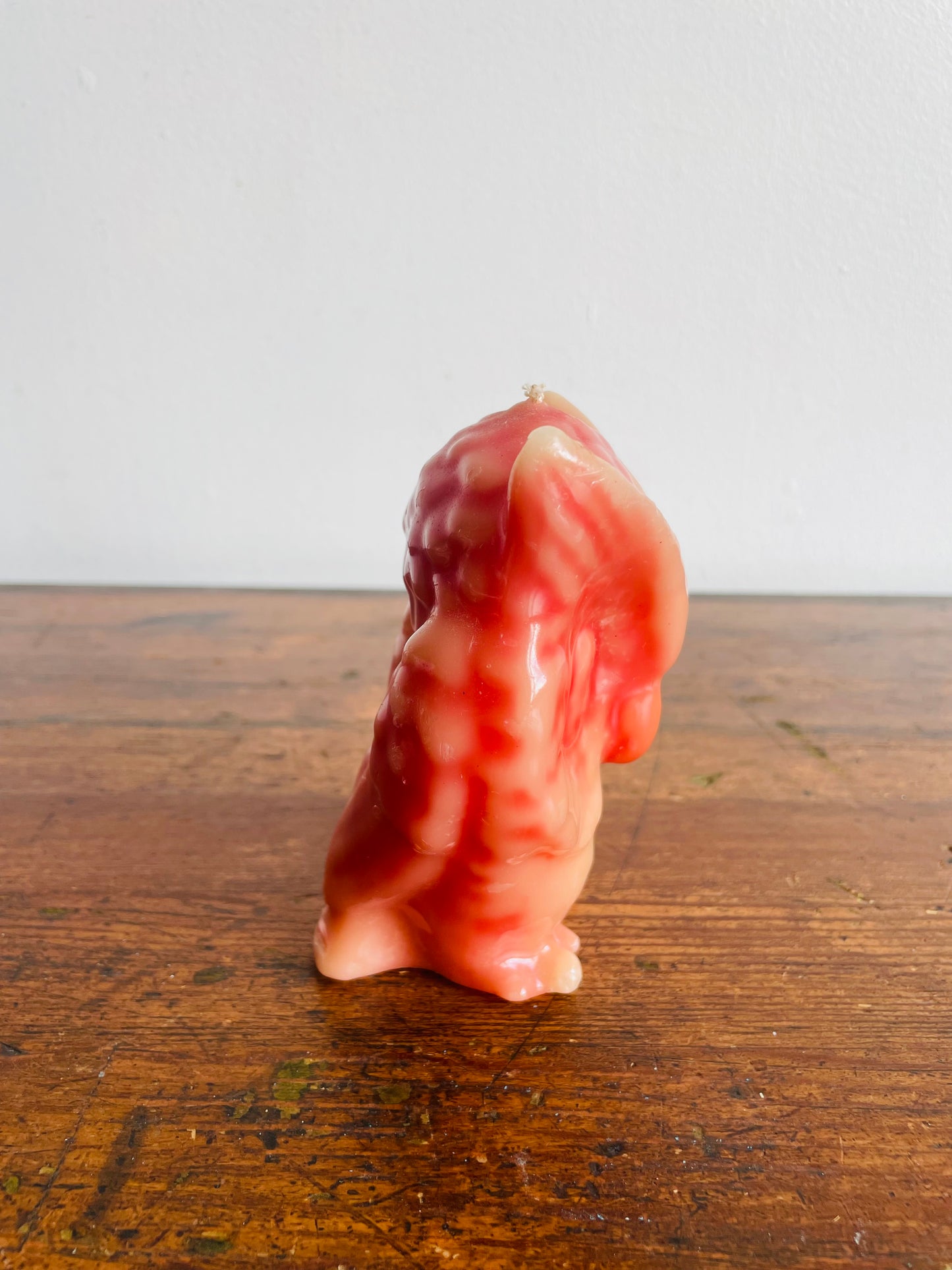 Pink Owl Candle