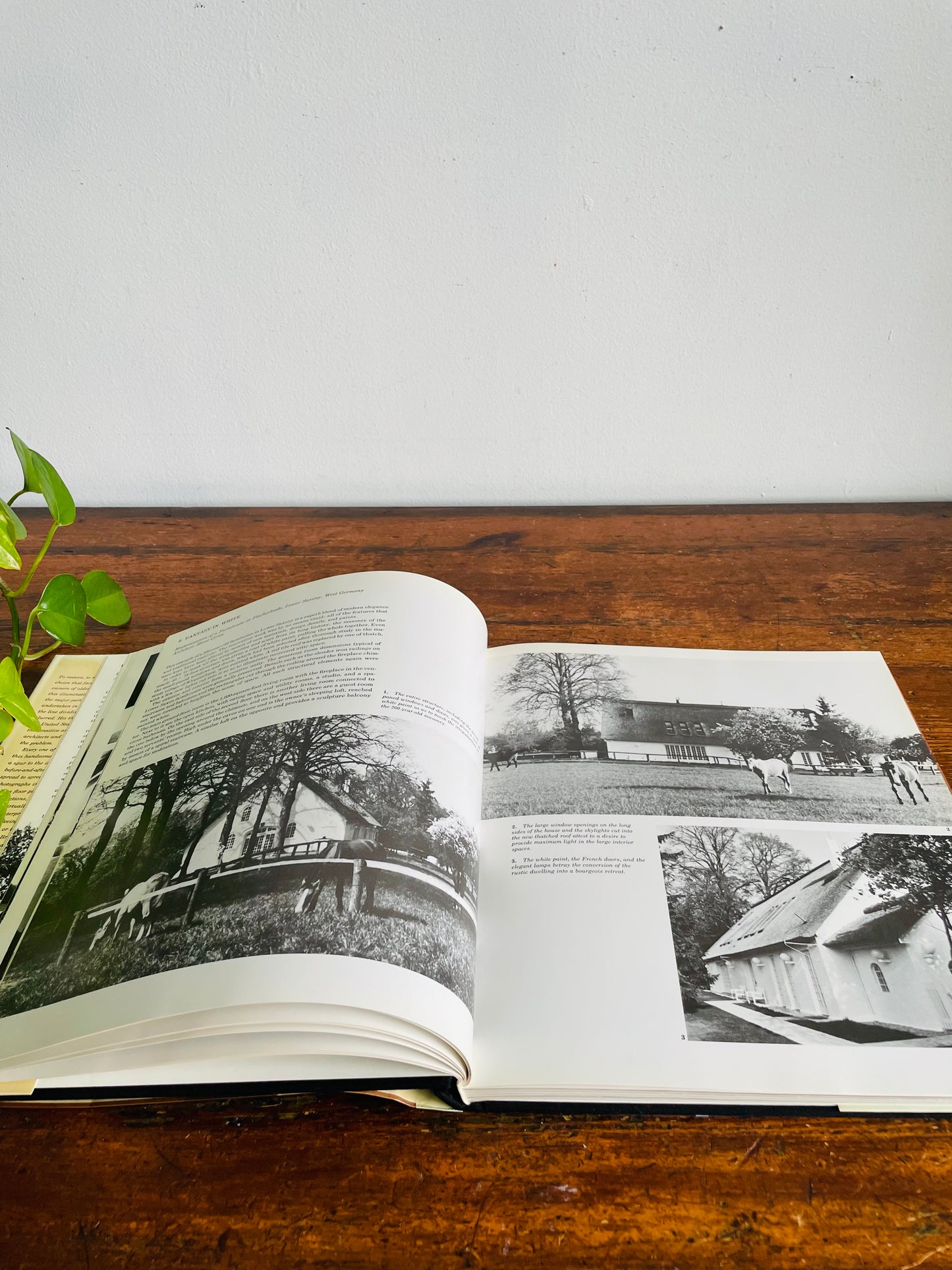 Vintage New Living in Old Houses Hardcover Coffee Table Book by Frank Werner (1982)