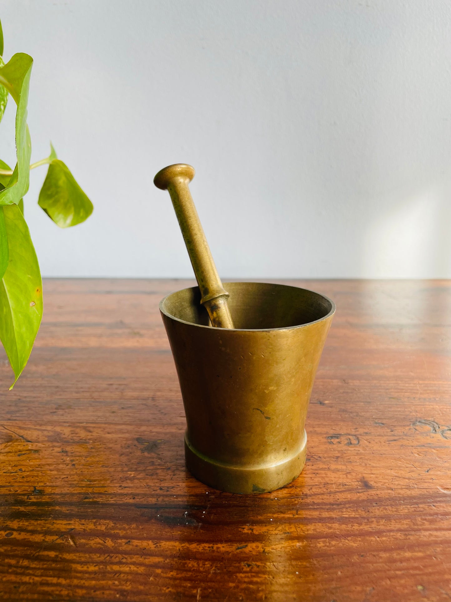 Heavy & Solid Brass Mortar & Pestle