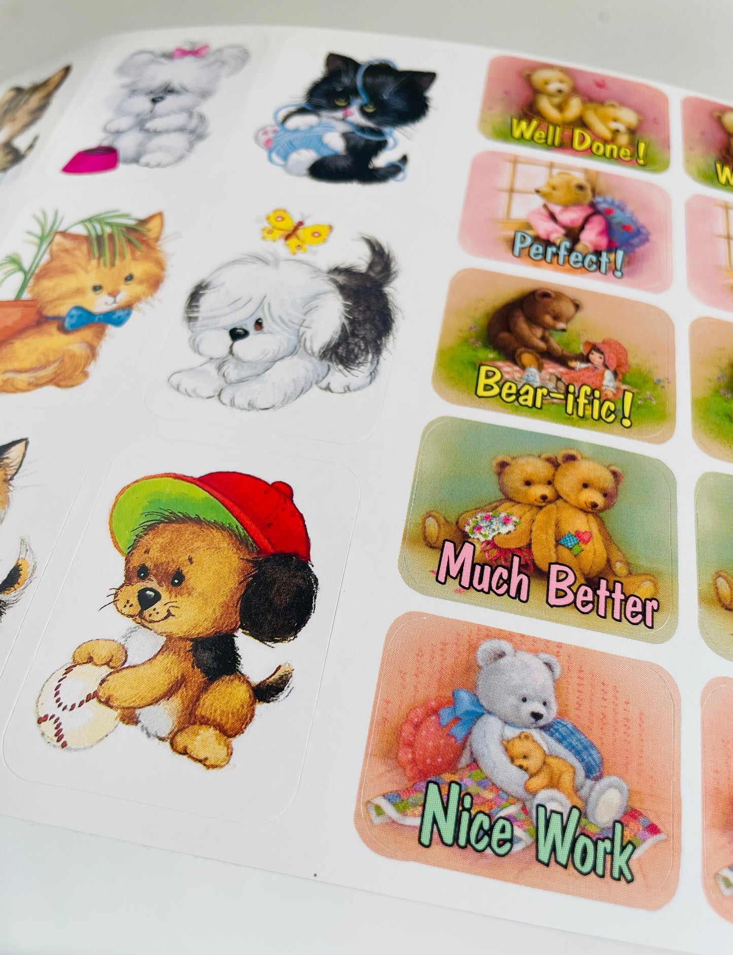 Brand New Vintage School Teacher Classroom Supplies - Eureka Animal Sticker Book - Includes 528 Stickers / 8 Sheets