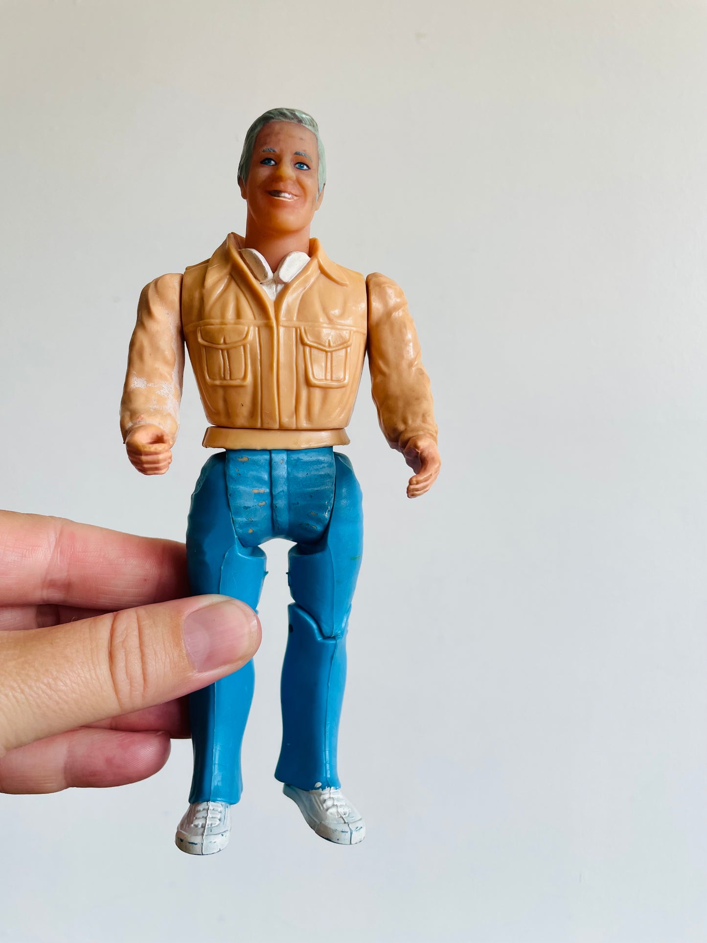 1983 The A-Team John Hannibal Smith Articulated Action Figure with 3 Accessories