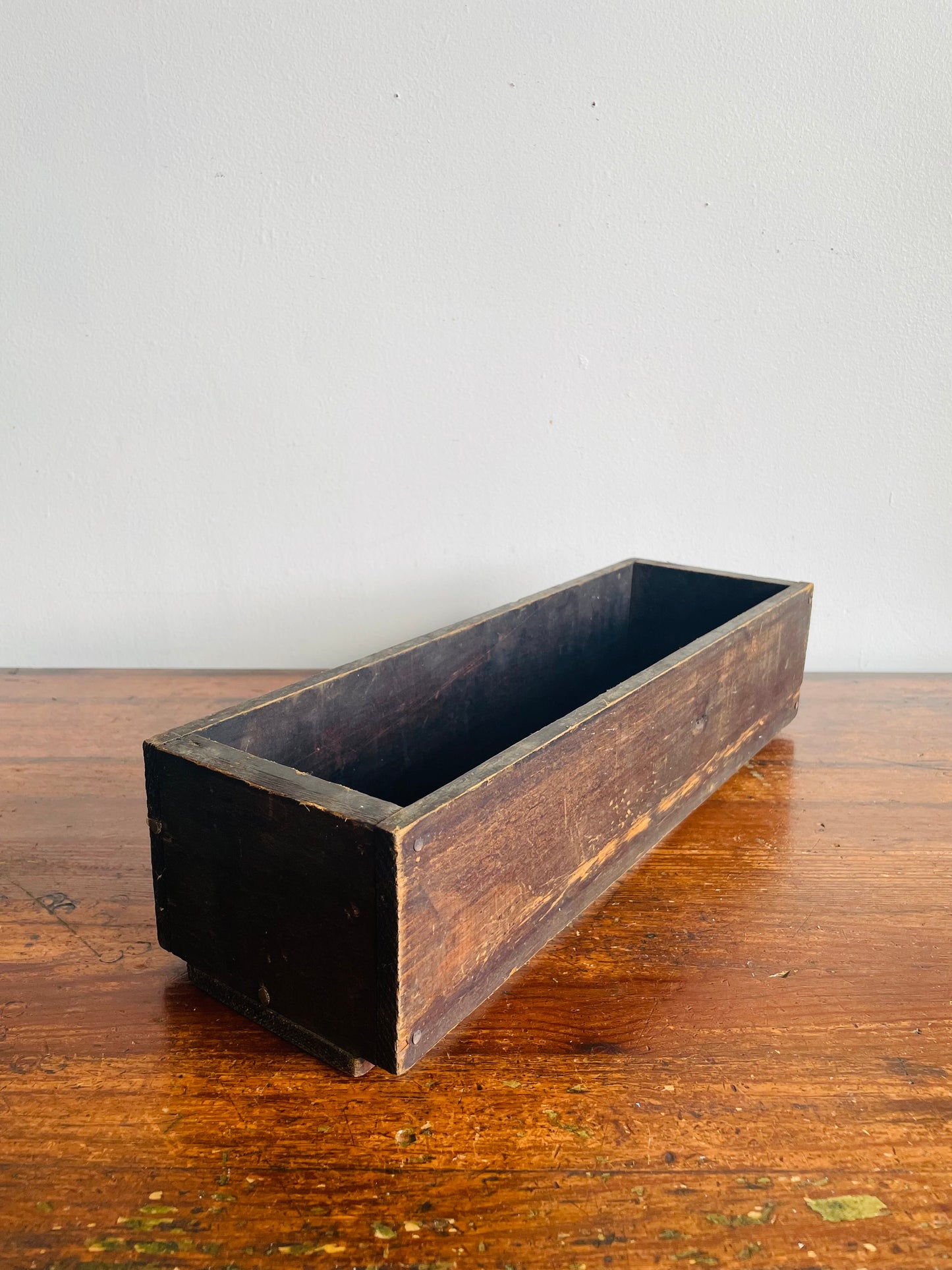 Vintage Slim Wooden Crate Box - From a Barn in Haldimand County - ONE CRATE - Crate A