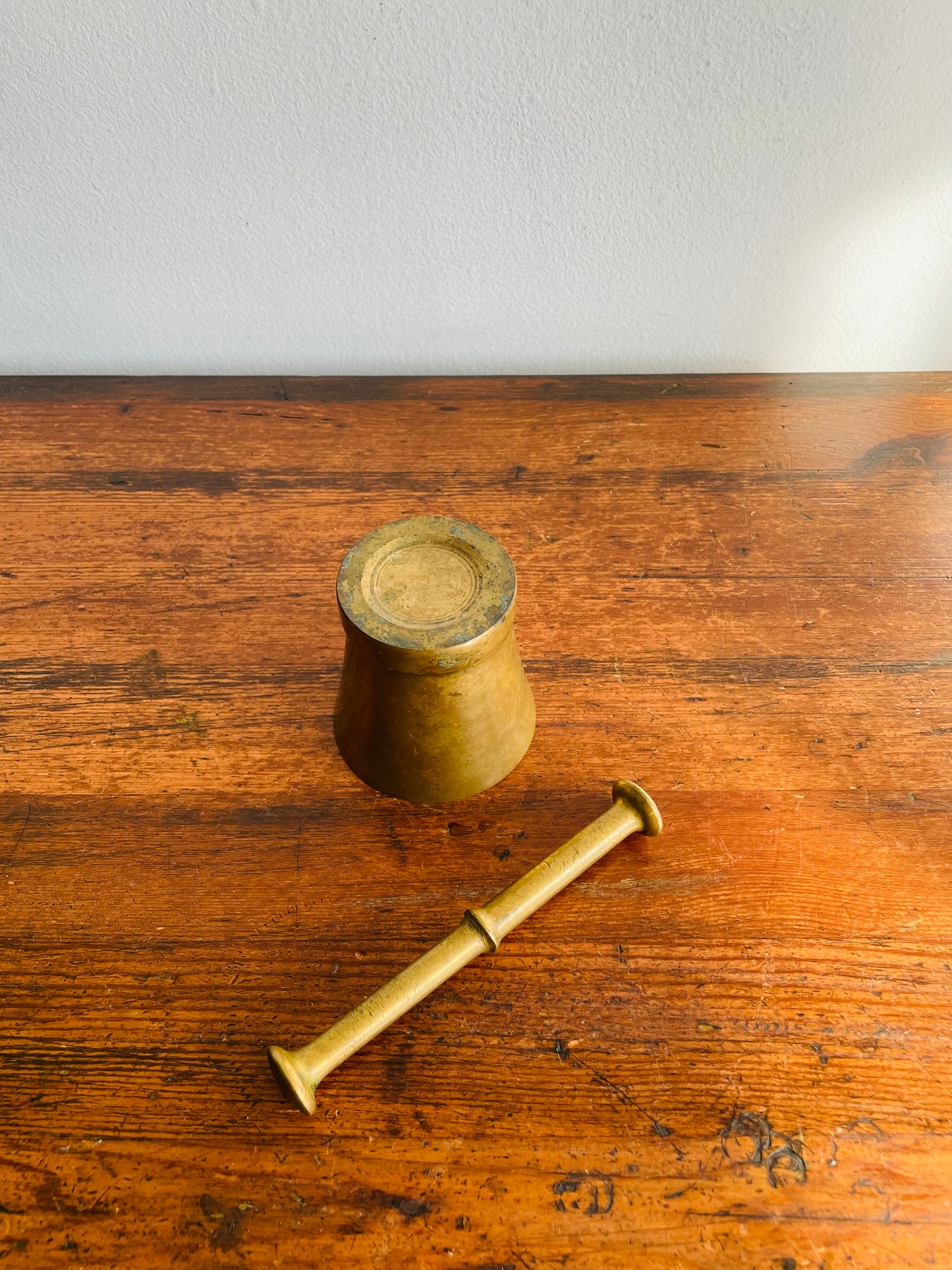 Heavy & Solid Brass Mortar & Pestle