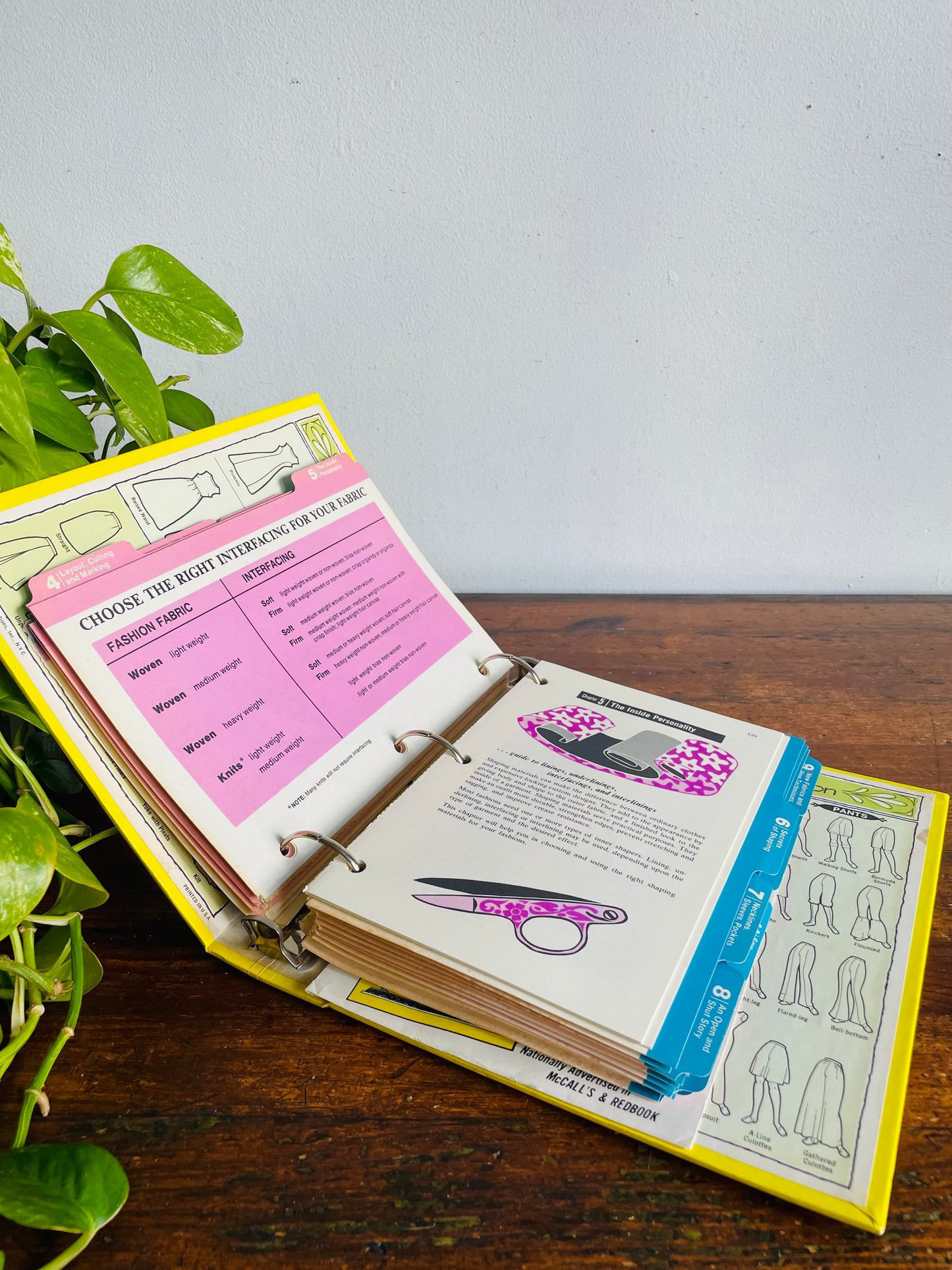 Vintage The Complete Family Sewing Book Binder (1971)