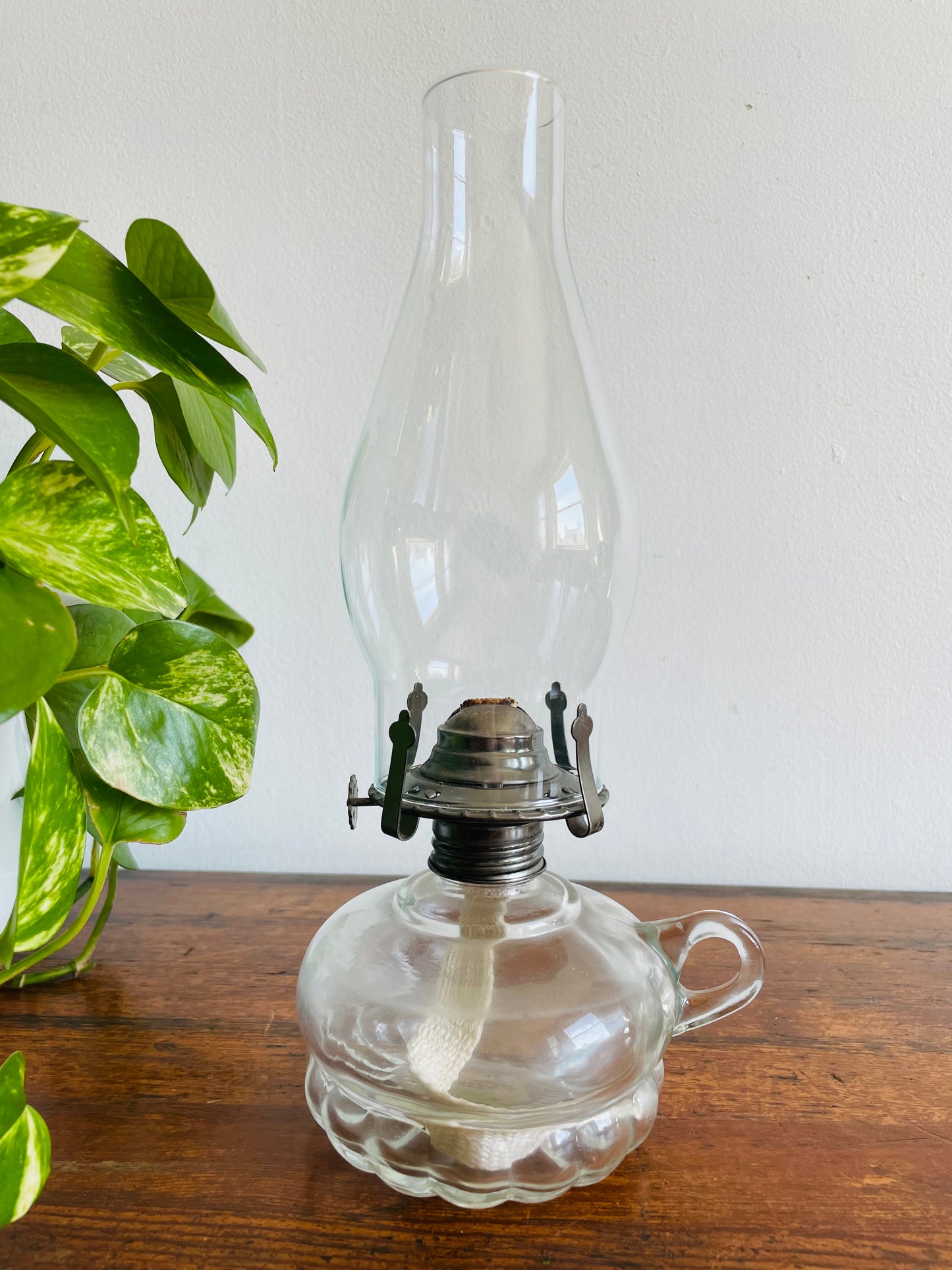 Lamplight Farms USA Clear Glass Oil Lantern Lamp Light