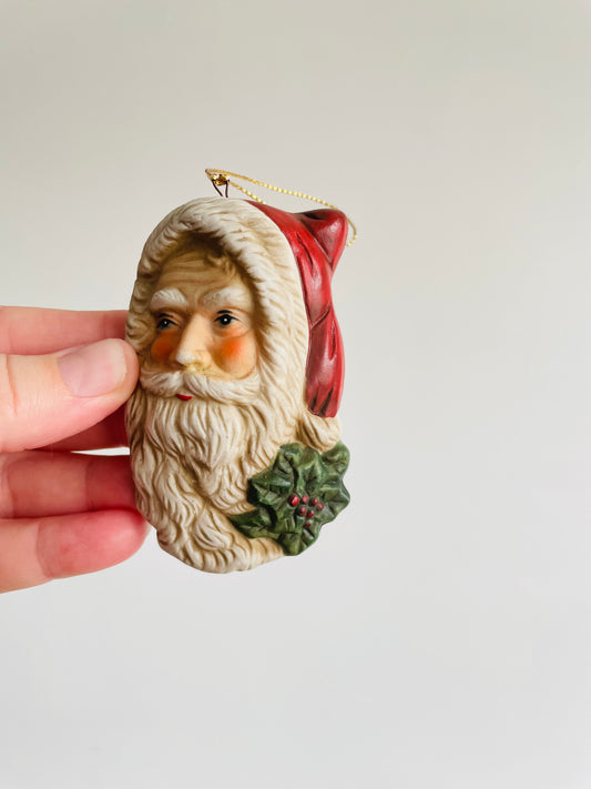 Ceramic Santa Ornament #2