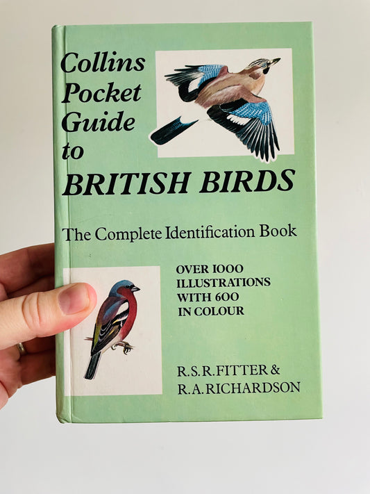 Collins Pocket Guide to British Birds Hardcover Book by R. S. R. Fitter & R. A. Richardson (1986)