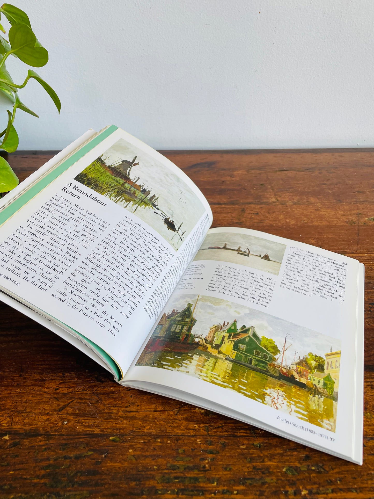Vintage Art in Focus Claude Monet: Life & Work Art Book by Birgit Zeidler (2000)