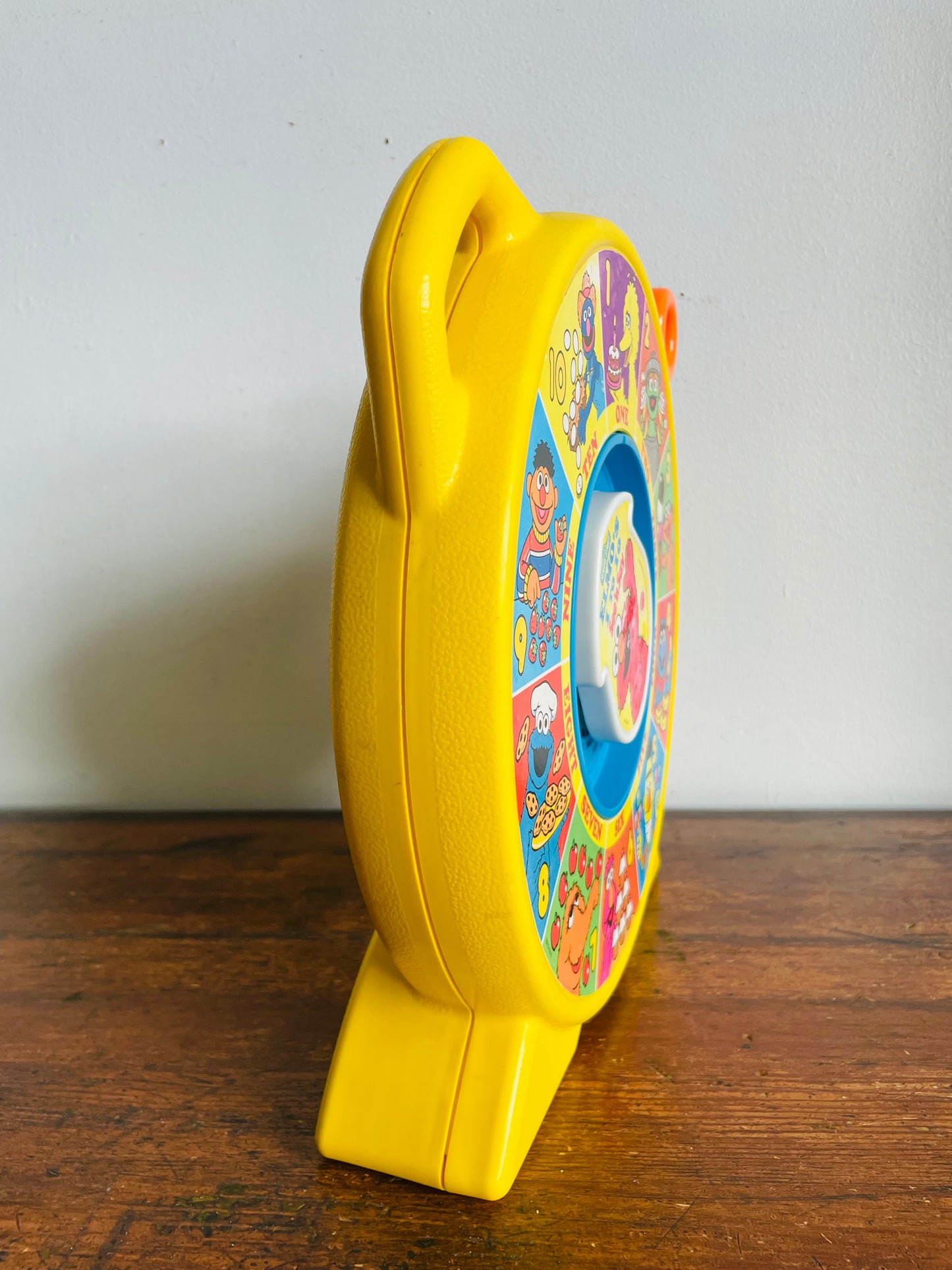 Vintage 1989 Mattel CTW Sesame Street Muppets Elmo's 1 to 10 See 'n Say Toy - Tested/Works!