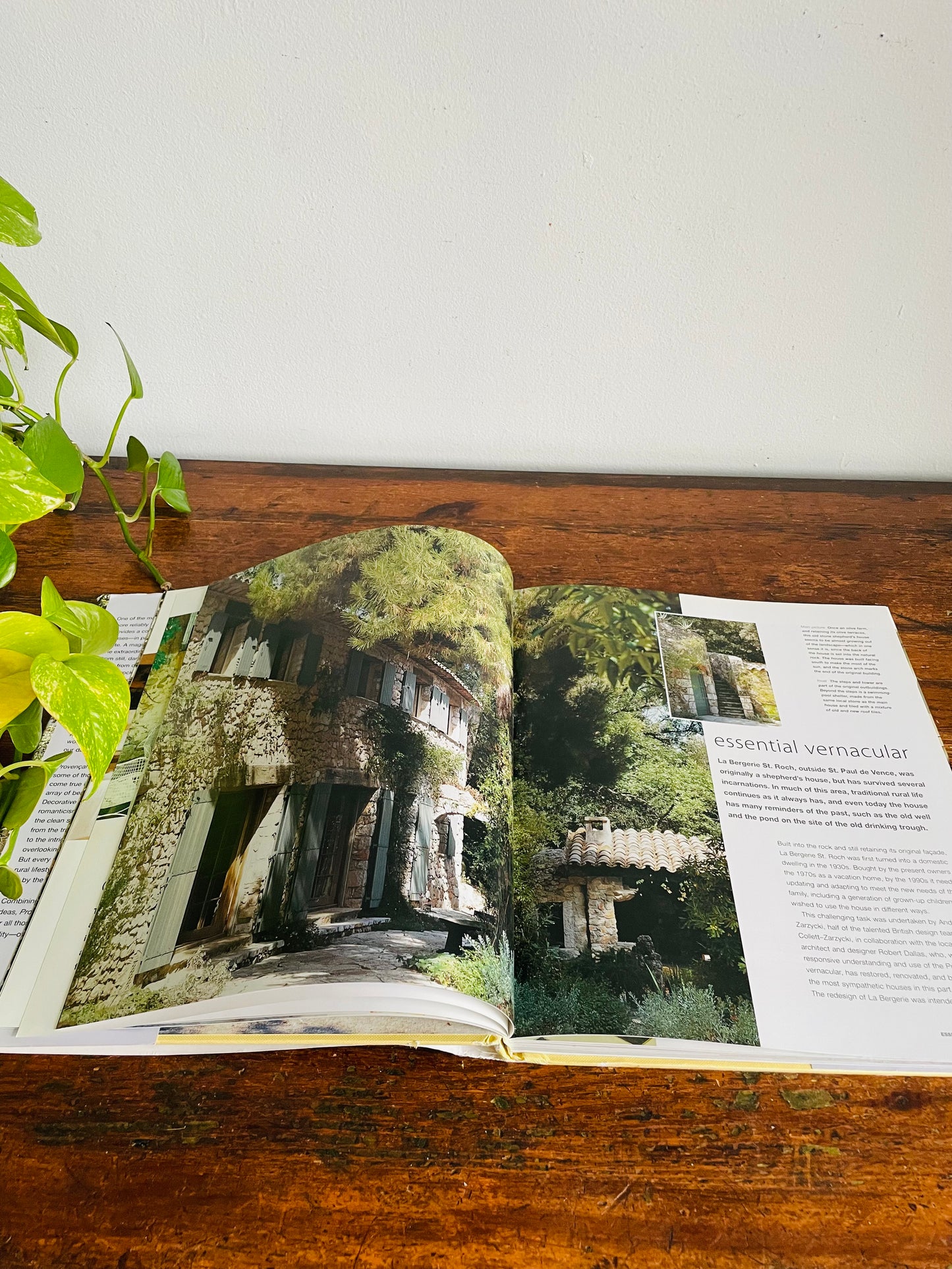 Vintage Provençal Escapes Hardcover Coffee Table Book by Caroline Clifton-Mogg - Inspirational Homes in Provence and the Côte d'Azur (2005)