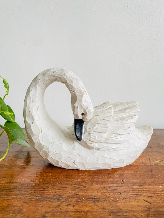 Vintage Whimsical Swan Bird Figurine
