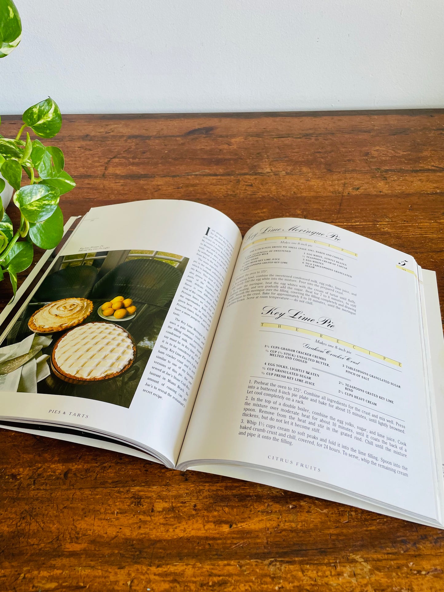 Vintage Martha Stewart's Pies & Tarts Softcover Recipe Book (1985)