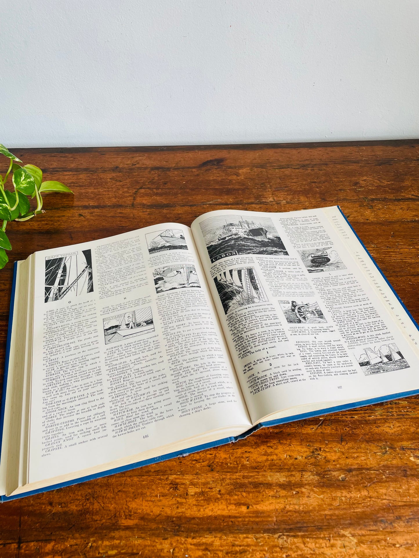 Vintage Piloting Seamanship and Small Boat Handling Clothbound Hardcover by Charles F. Chapman - Oversized Coffee Table Book - 1961-62 Edition