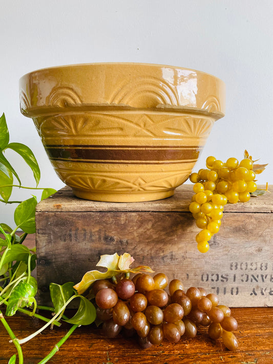 RRP Co. Roseville Ohio No. 305 Giant Yellow Ware Mixing Bowl