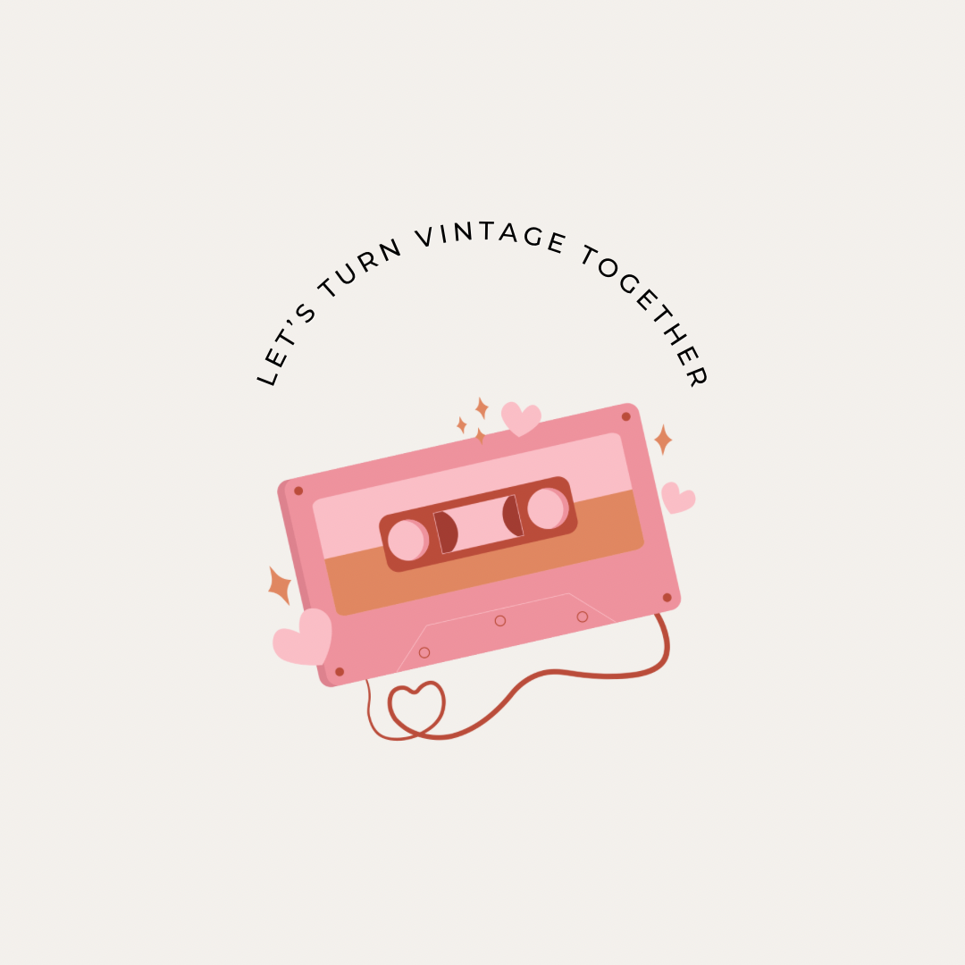 Digital Graphic Download: Let's Turn Vintage Together