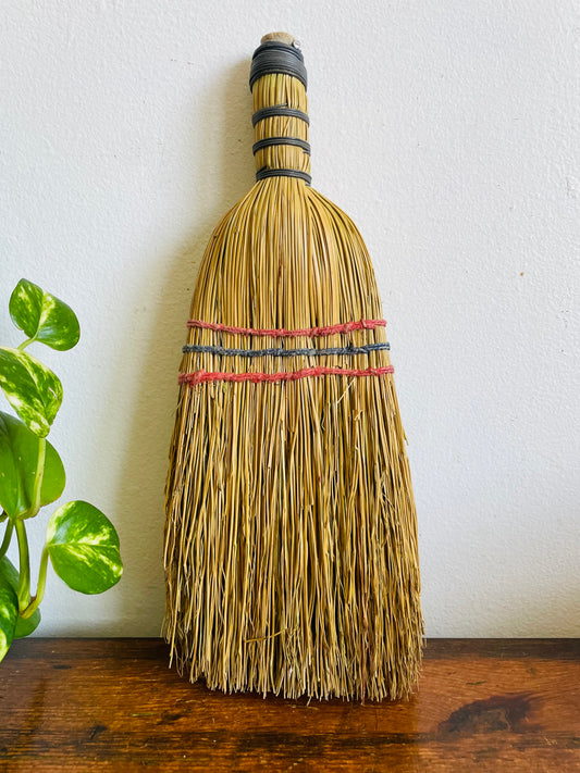 Vintage Straw Broom