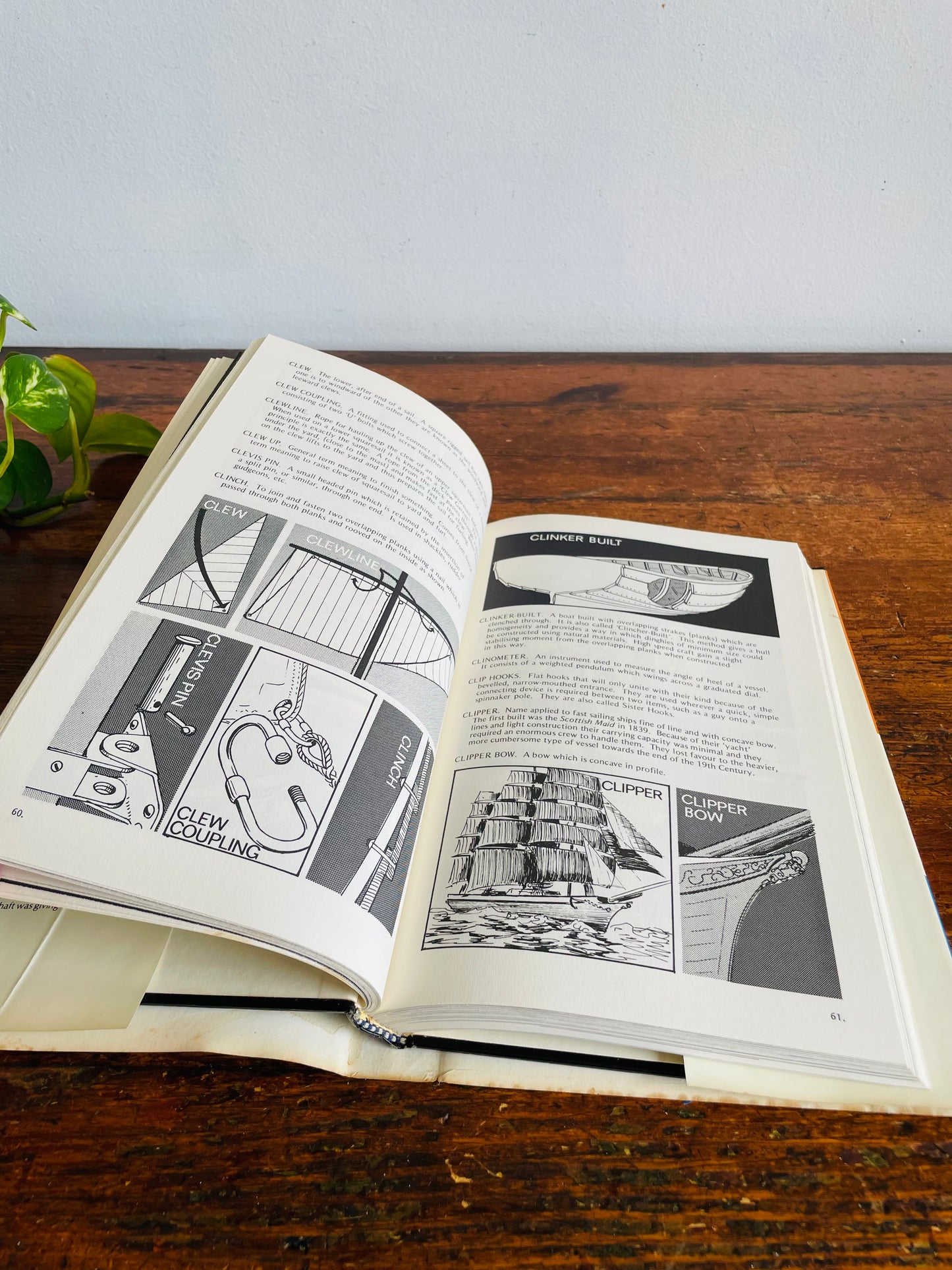 Vintage The Illustrated Encyclopedia of Boating Hardcover Book by Alan Lucas (1977)